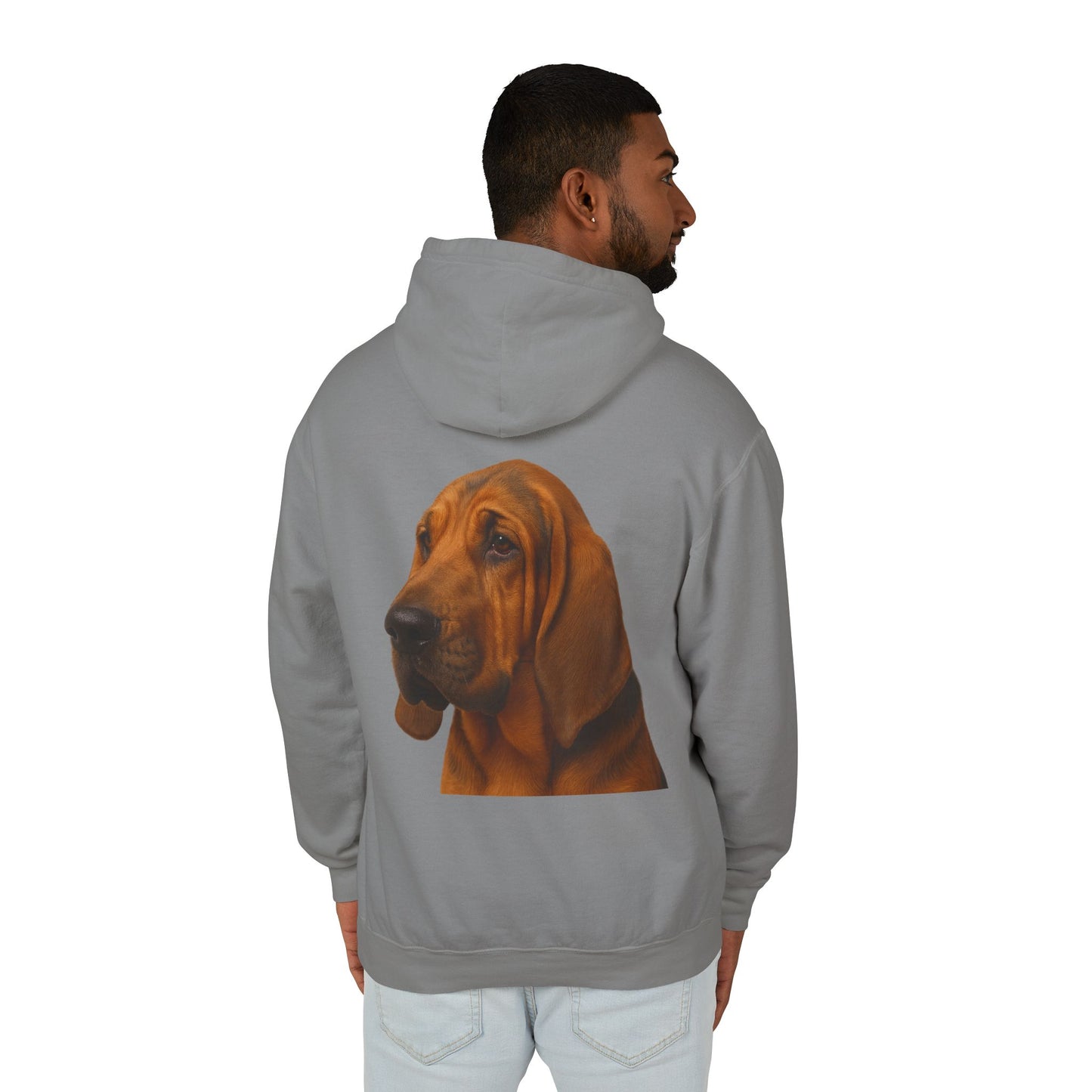 Bloodhound Head Unisex Lightweight Hoodie