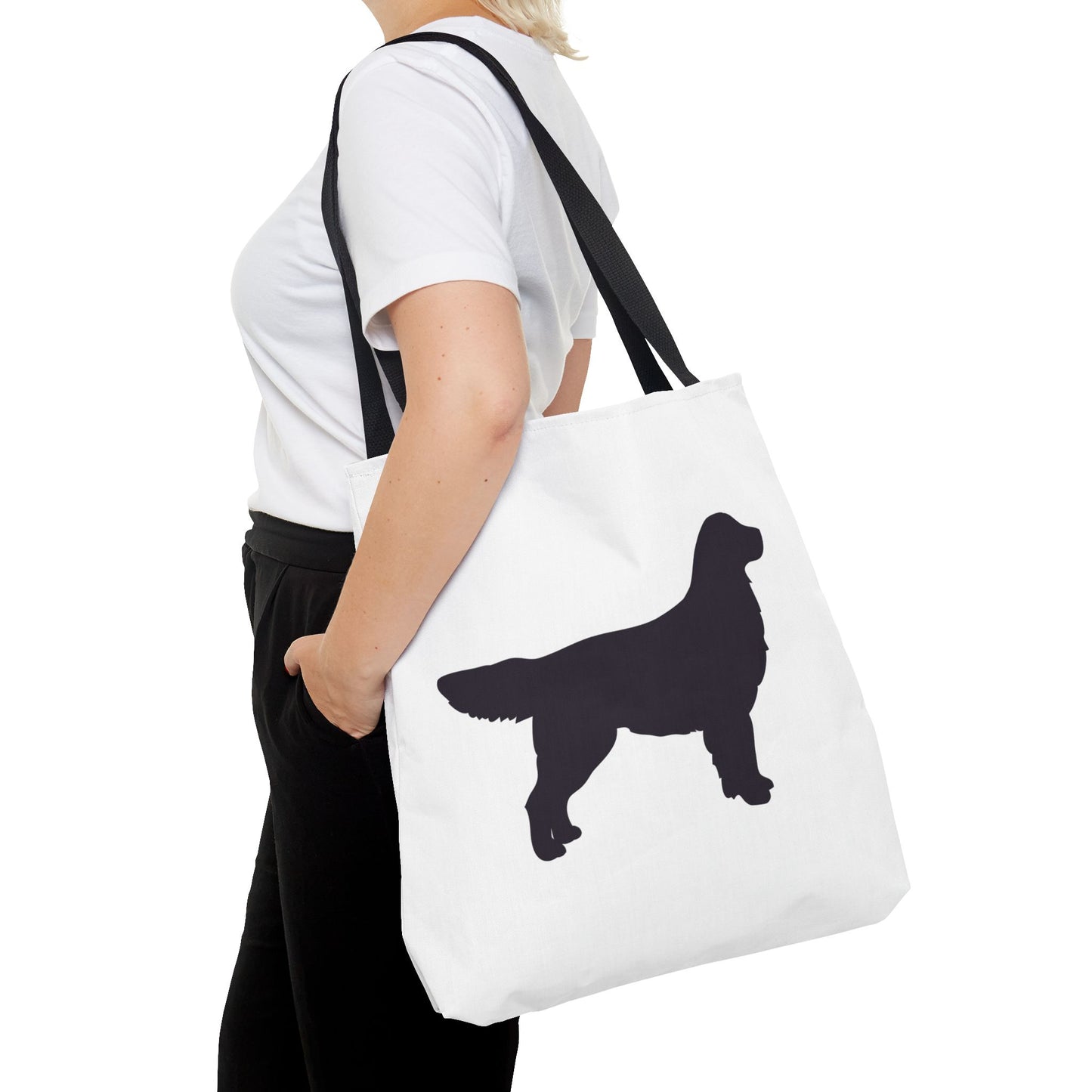Golden Silhouette Tote Bag