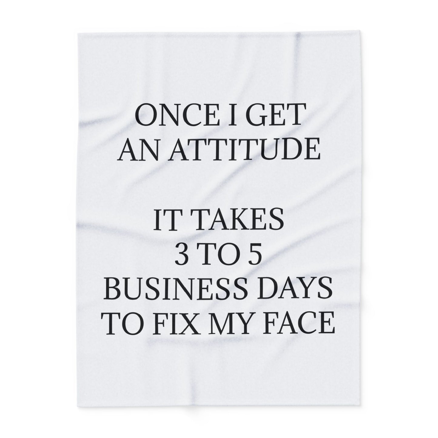 Fix My Face Arctic Fleece Blanket