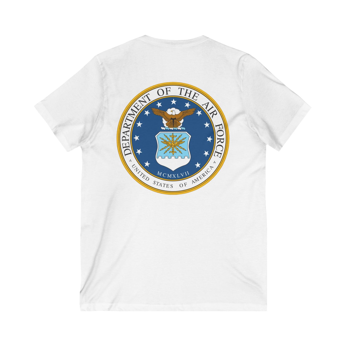 US Air Force Unisex Short Sleeve V-Neck Tee