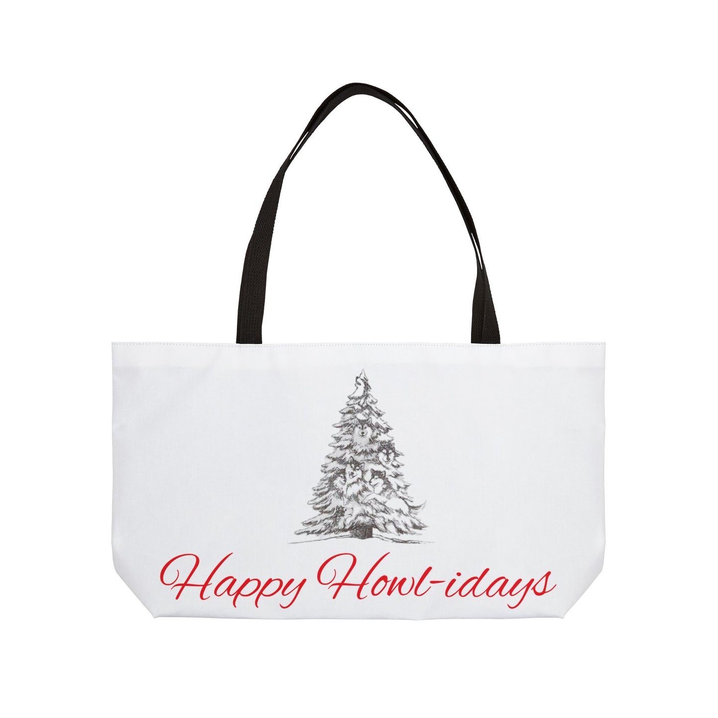 Happy Howl-idays Weekender Tote Bag