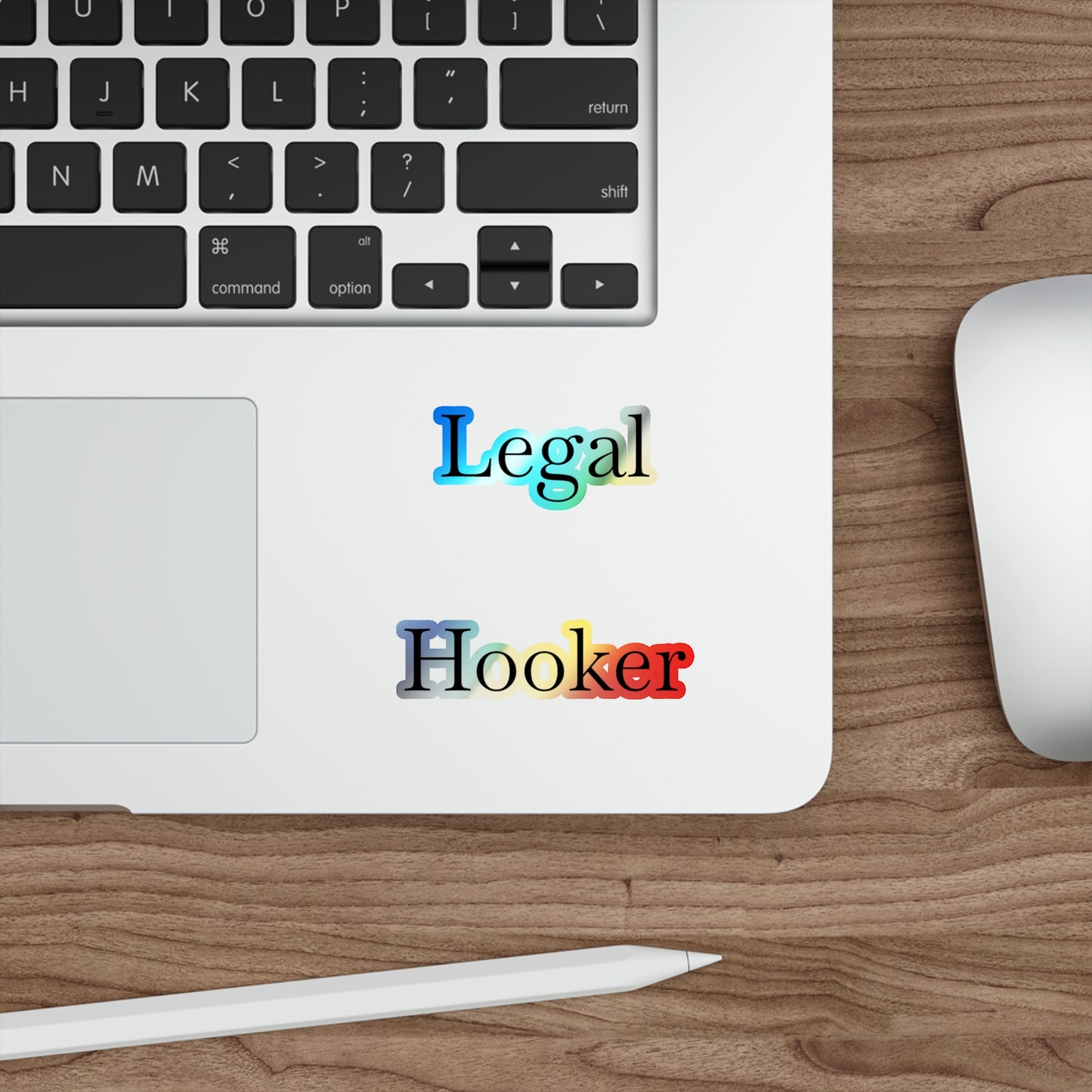Legal H**ker Holographic Sticker