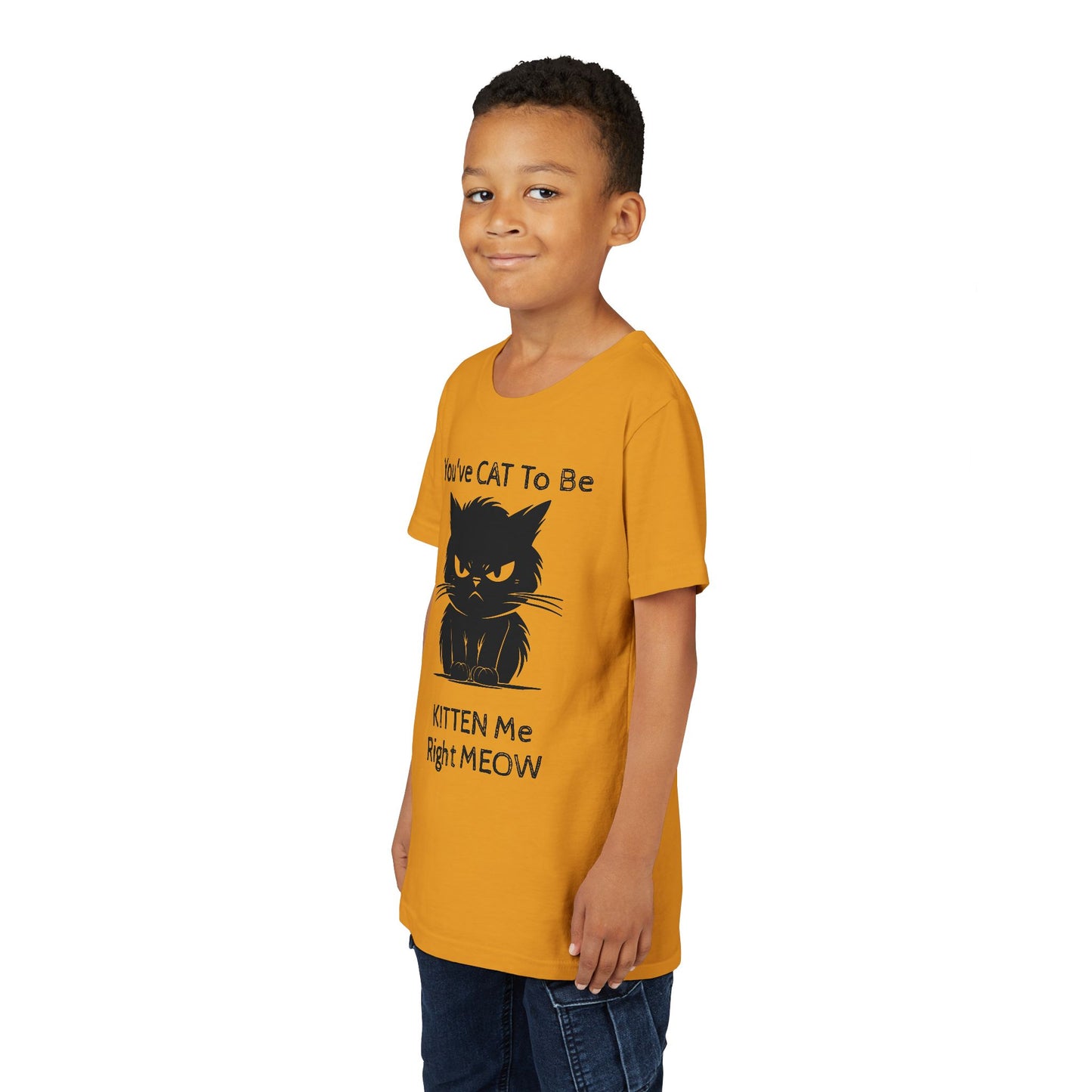 Kitten Me Youth Unisex Short Sleeve Crewneck Tee