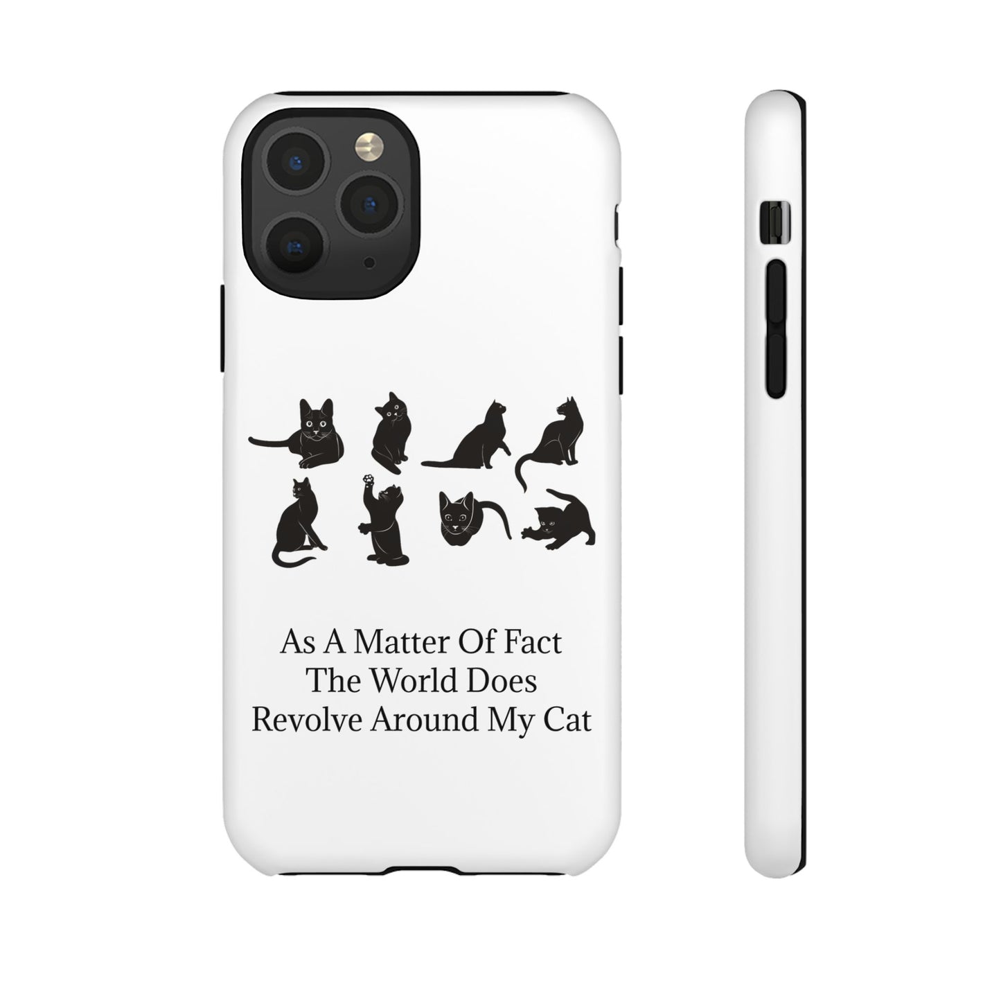 Matter Of Fact Cat iPhone Case