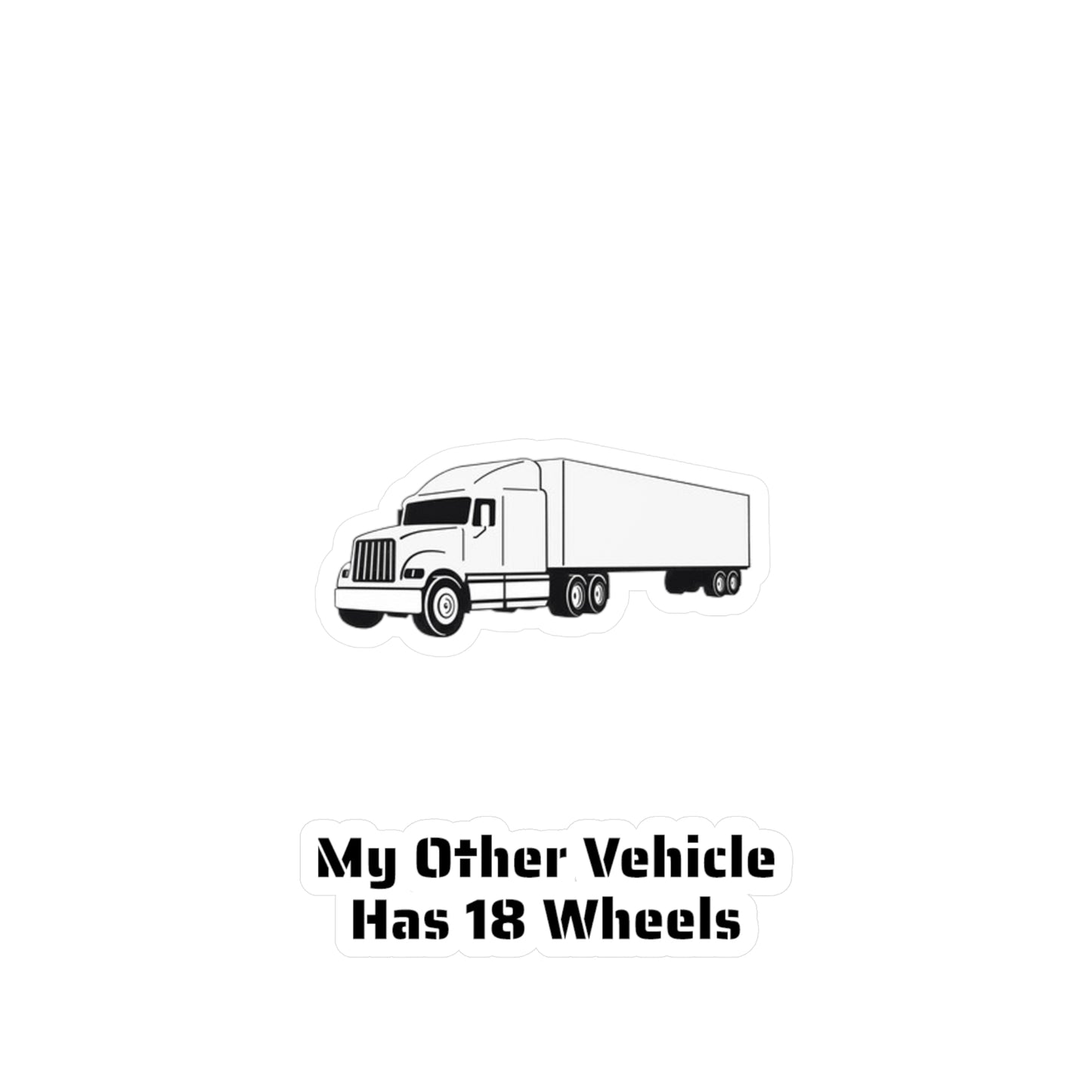 18 Wheels Vinyl Decal