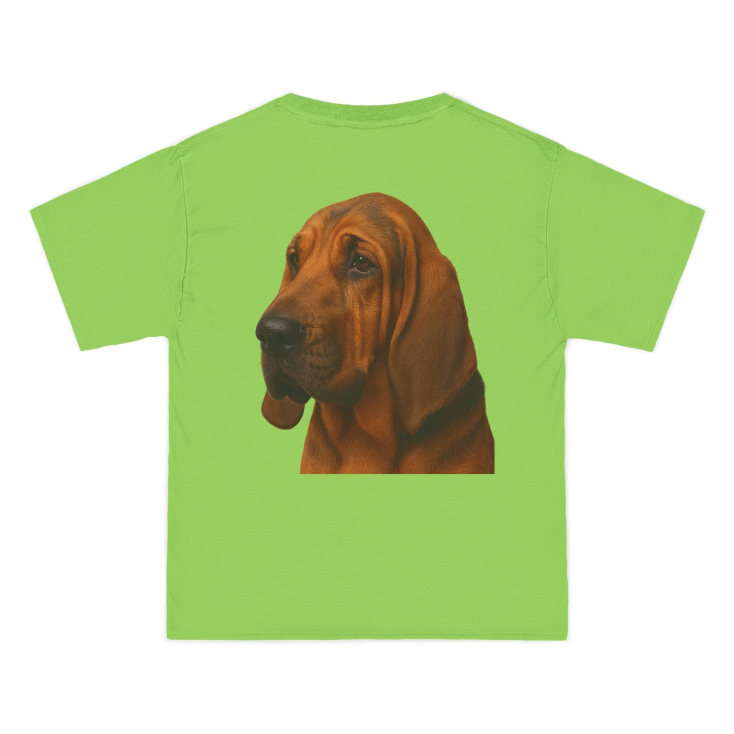 Bloodhound Head Men's Short-Sleeve Crewneck Tee