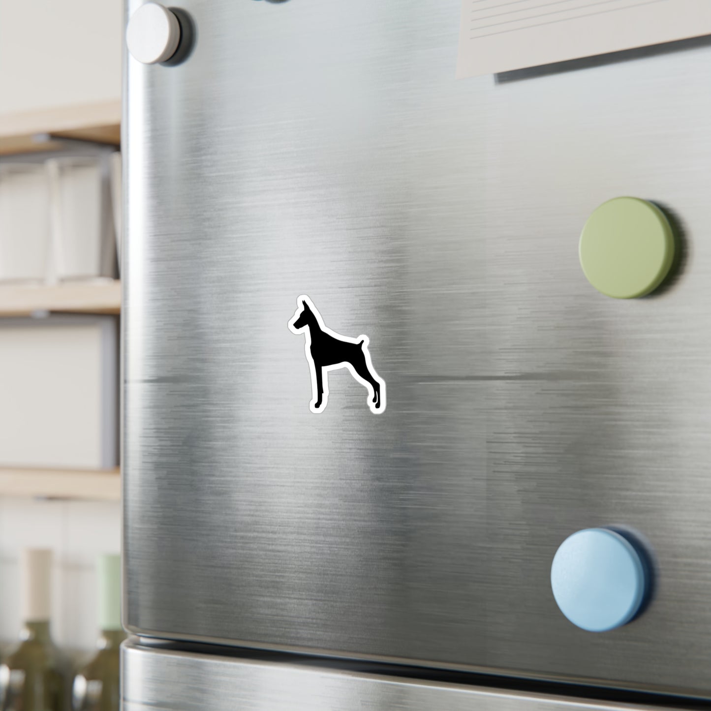 Doberman Silhouette Vinyl Decal