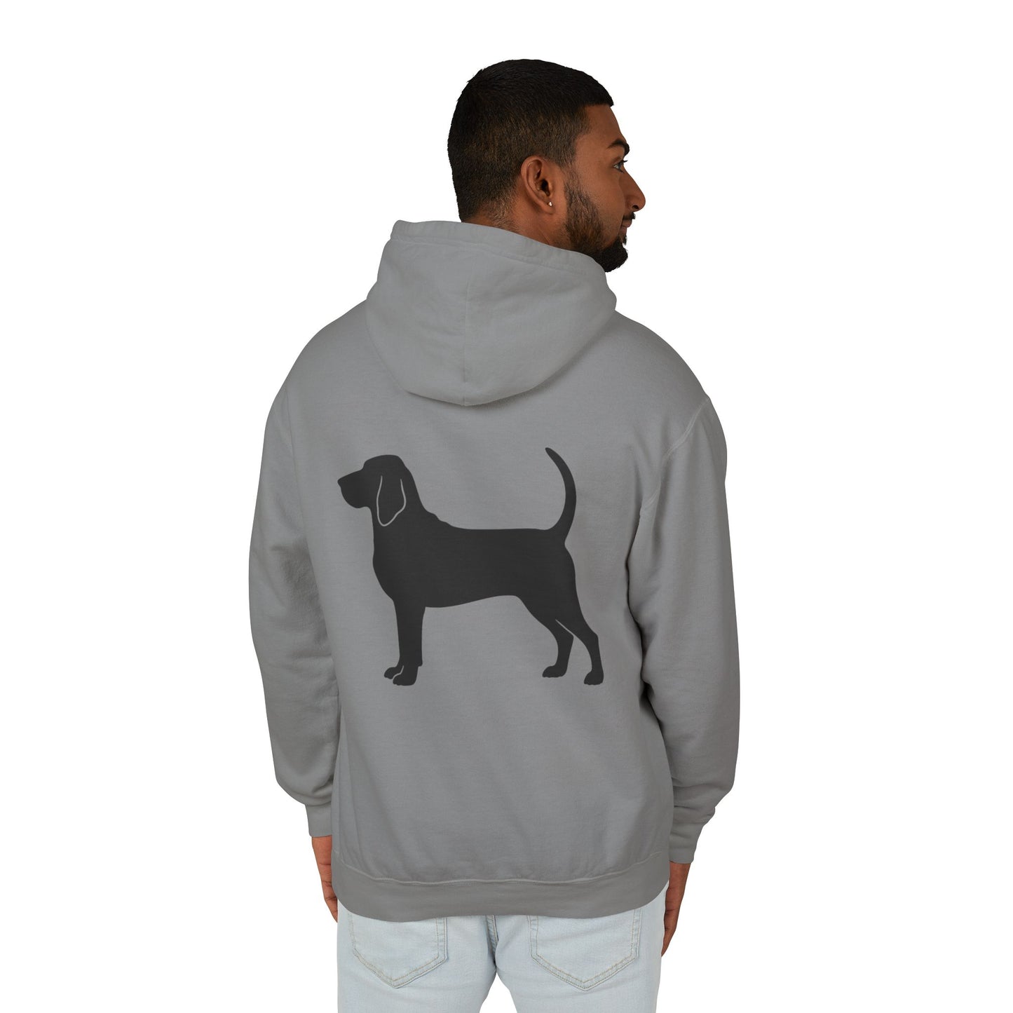 Bloodhound Silhouette Unisex Lightweight Hoodie