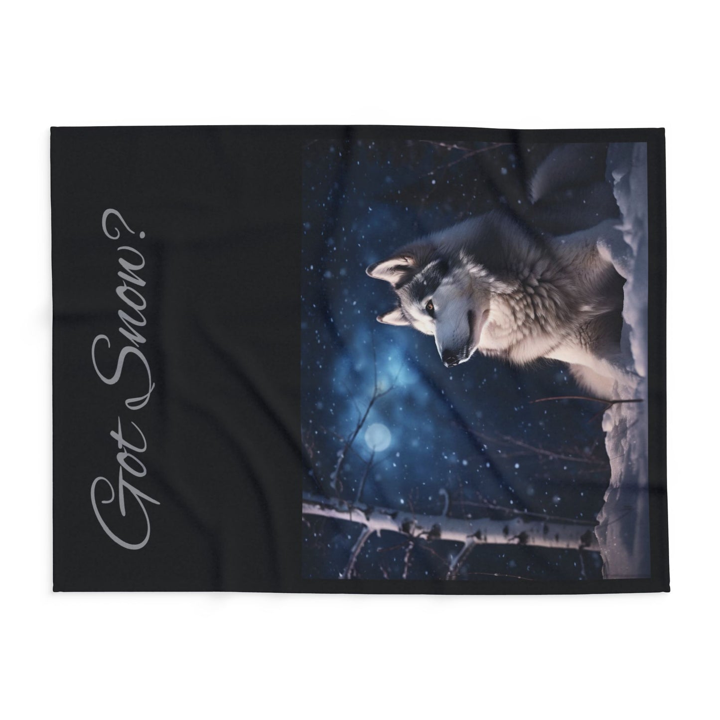 Got Snow? Arctic Fleece Blanket