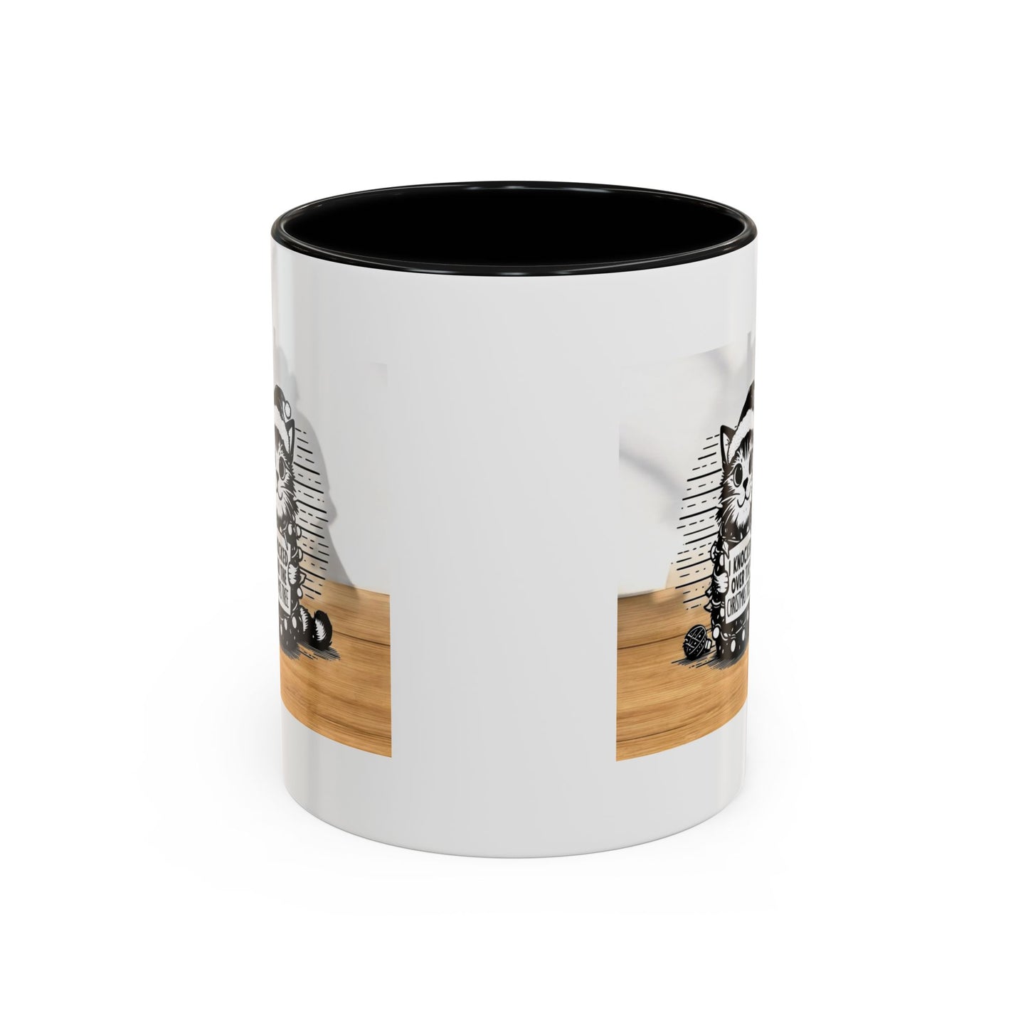 Naughty Cat 2-Tone Coffee Mug