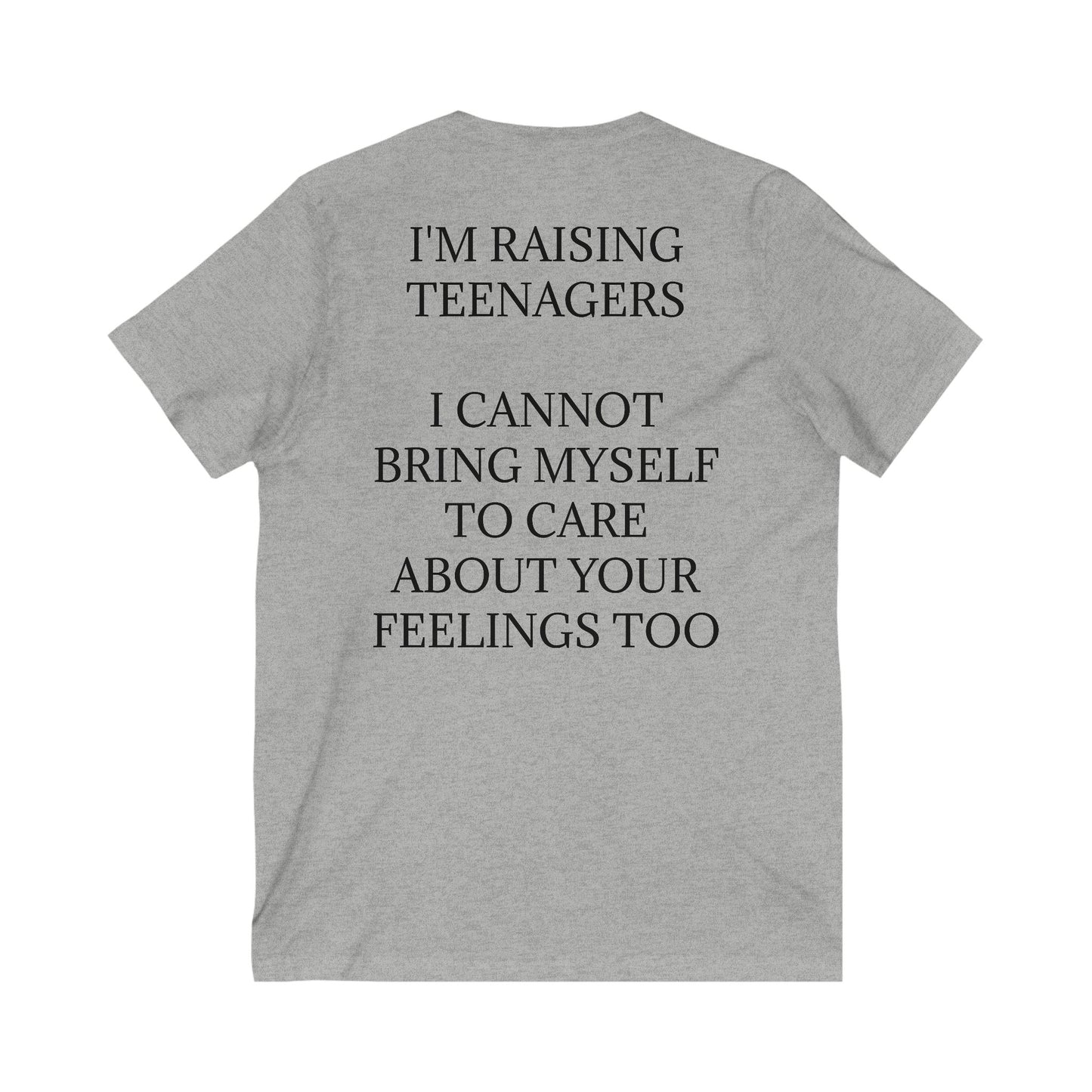 Raising Teenagers Unisex Short Sleeve V-Neck Tee