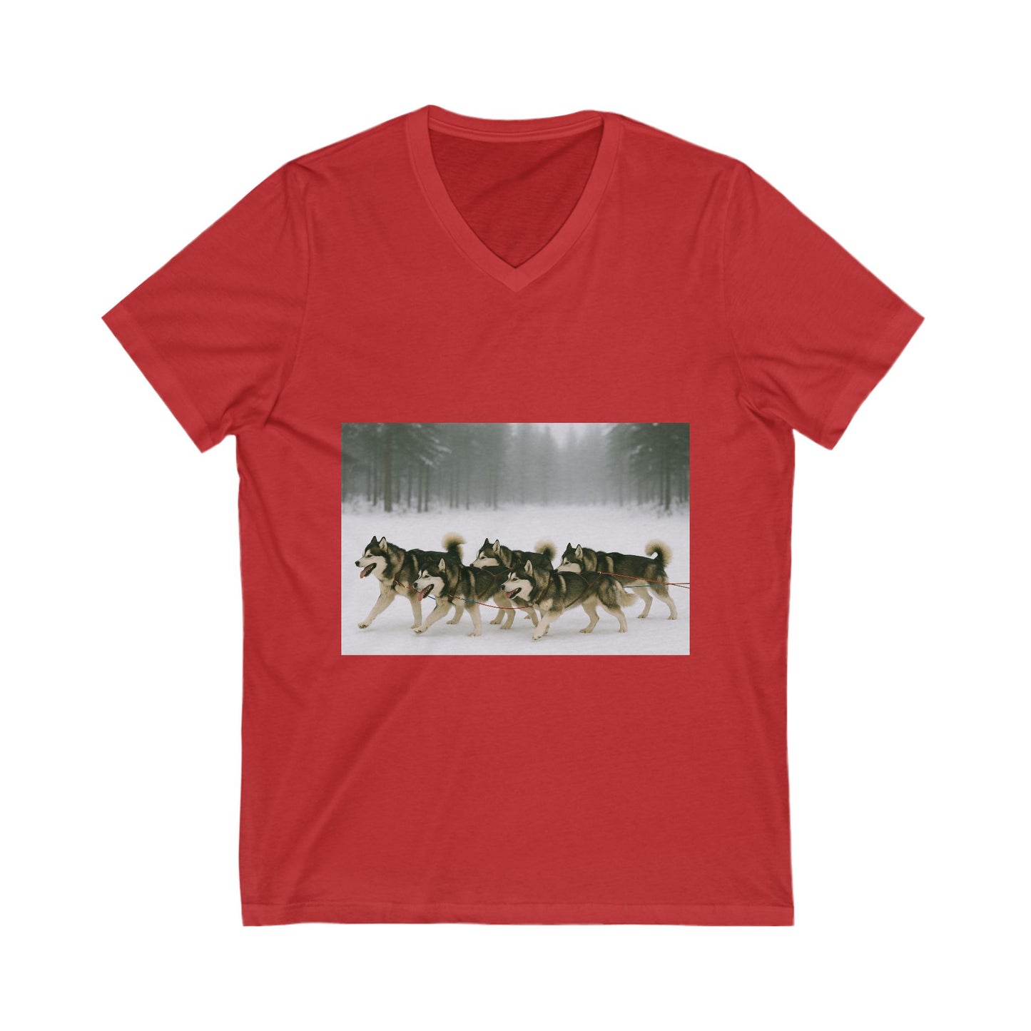 Mush On Unisex Short Sleeve V-Neck Tee