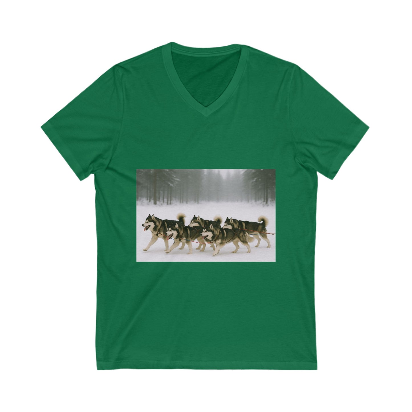 Mush On Unisex Short Sleeve V-Neck Tee