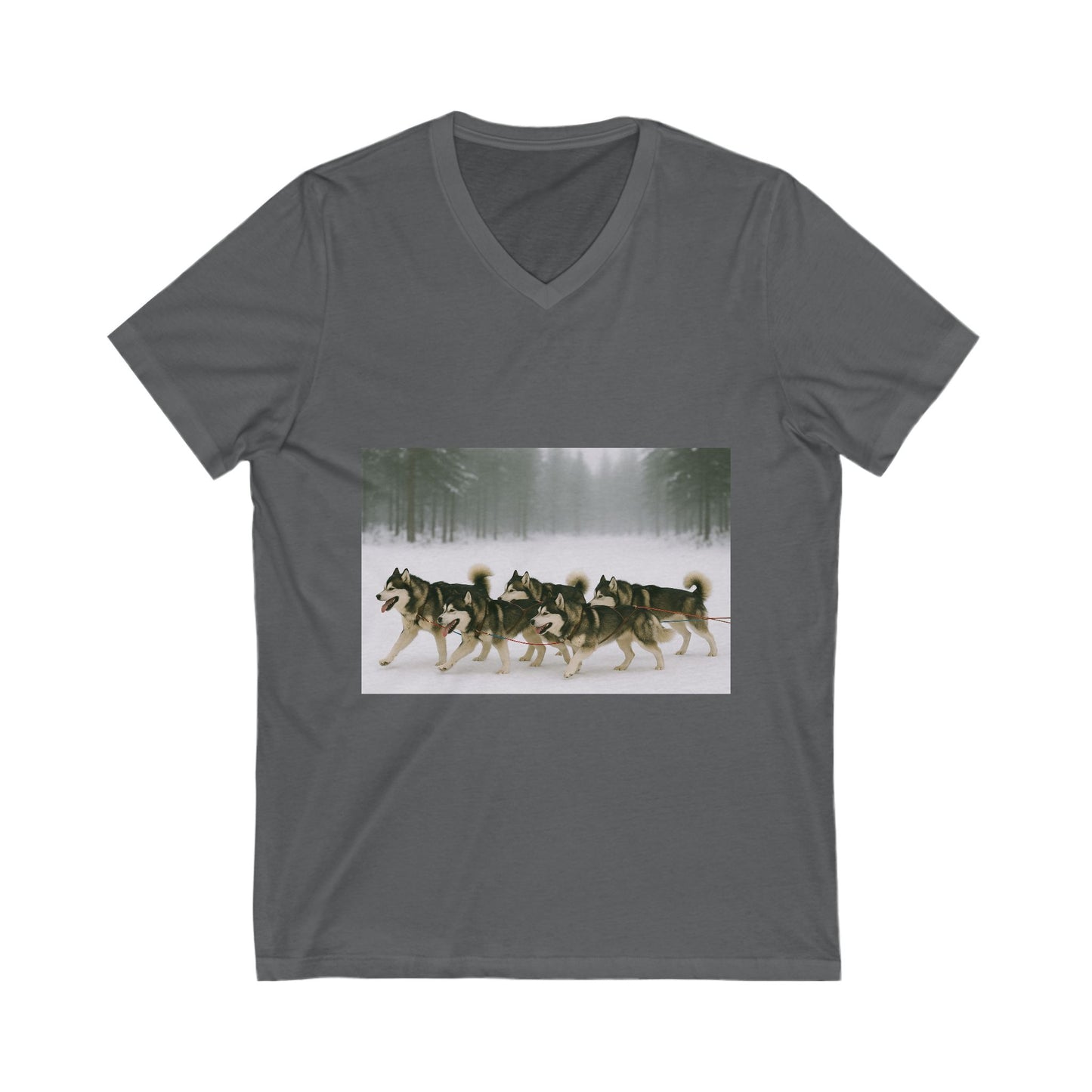 Mush On Unisex Short Sleeve V-Neck Tee