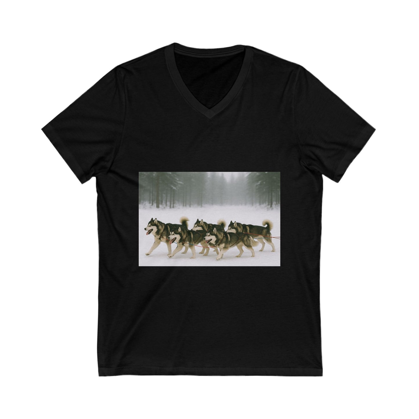 Mush On Unisex Short Sleeve V-Neck Tee