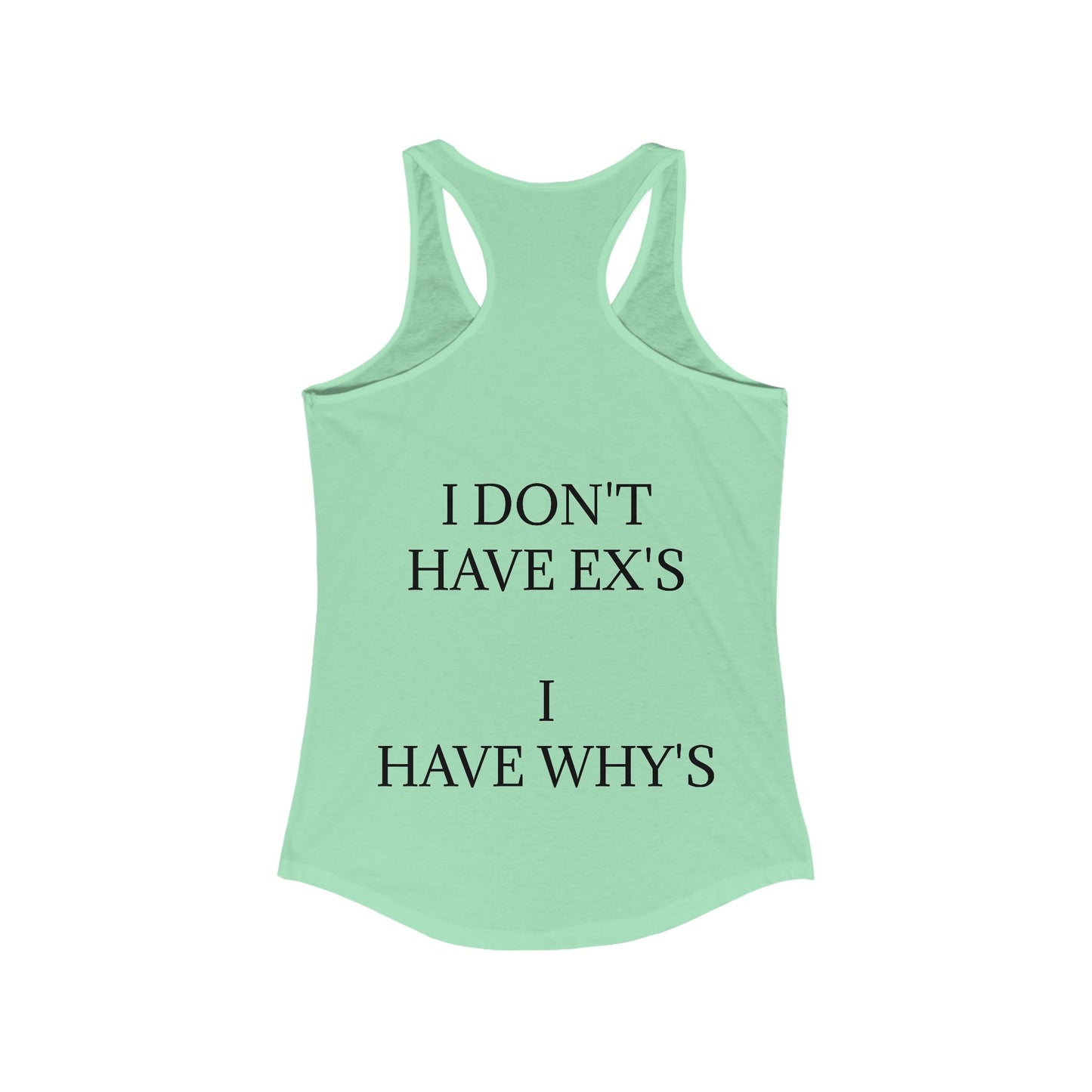 X's And Y's Women's Racerback Tank