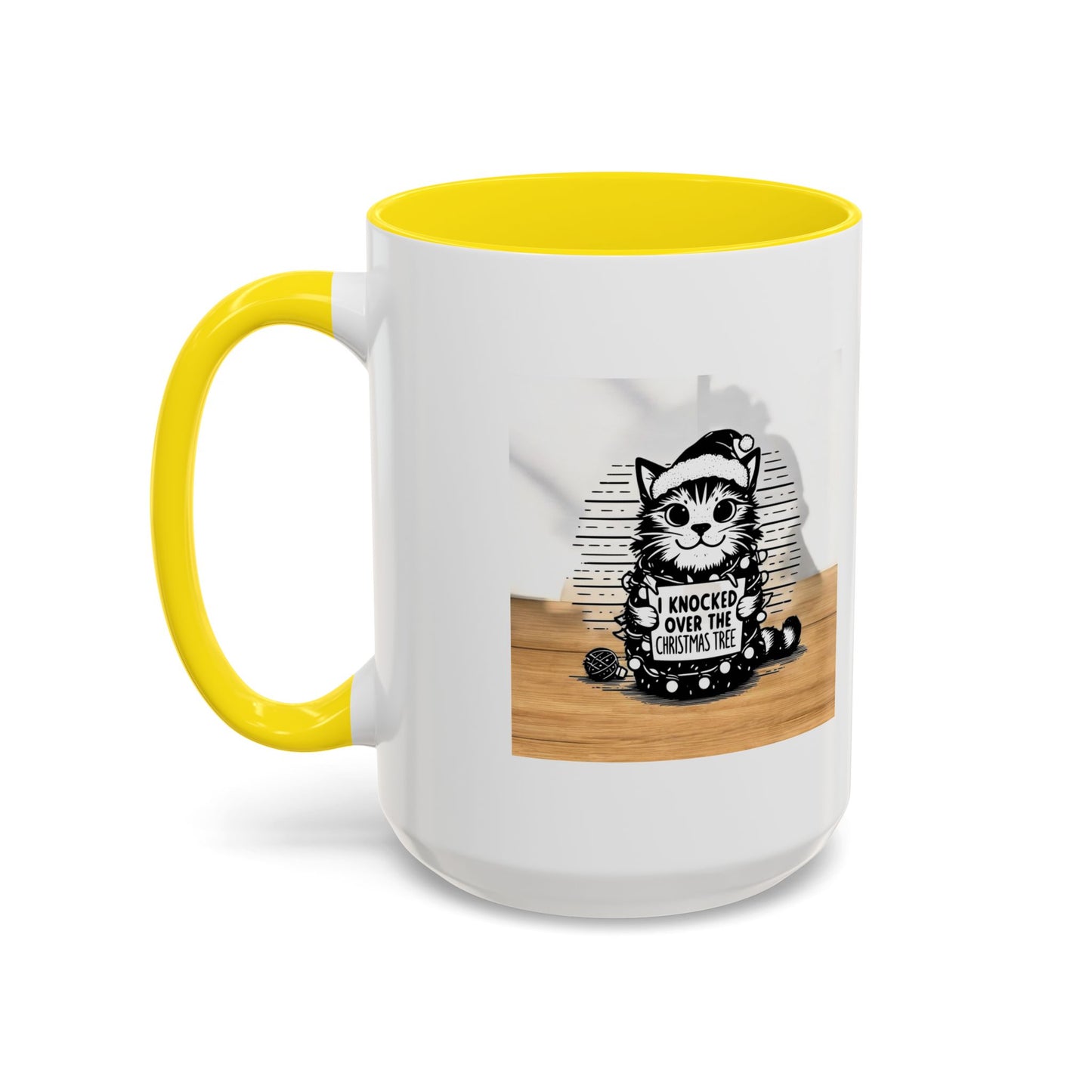Naughty Cat 2-Tone Coffee Mug
