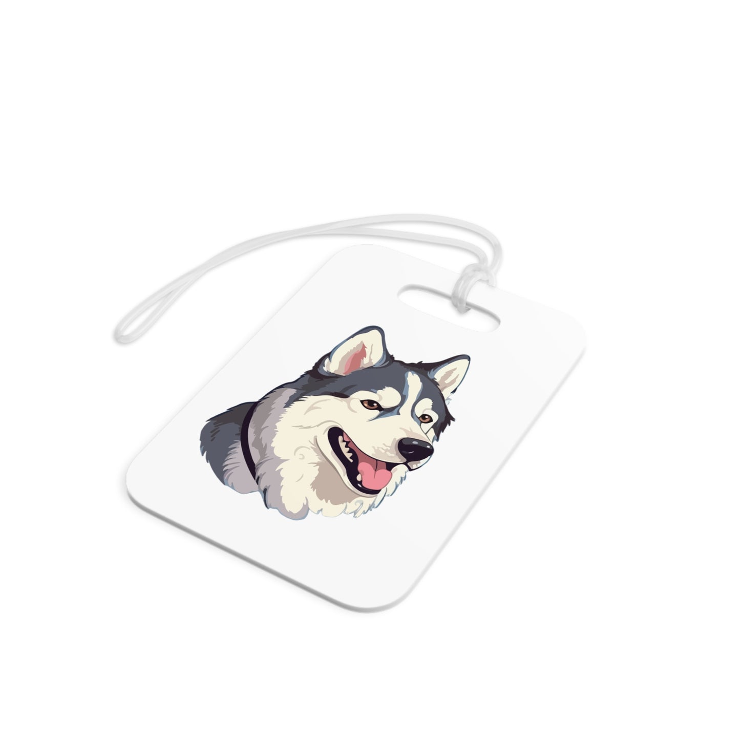 Malamute Head Luggage Tag