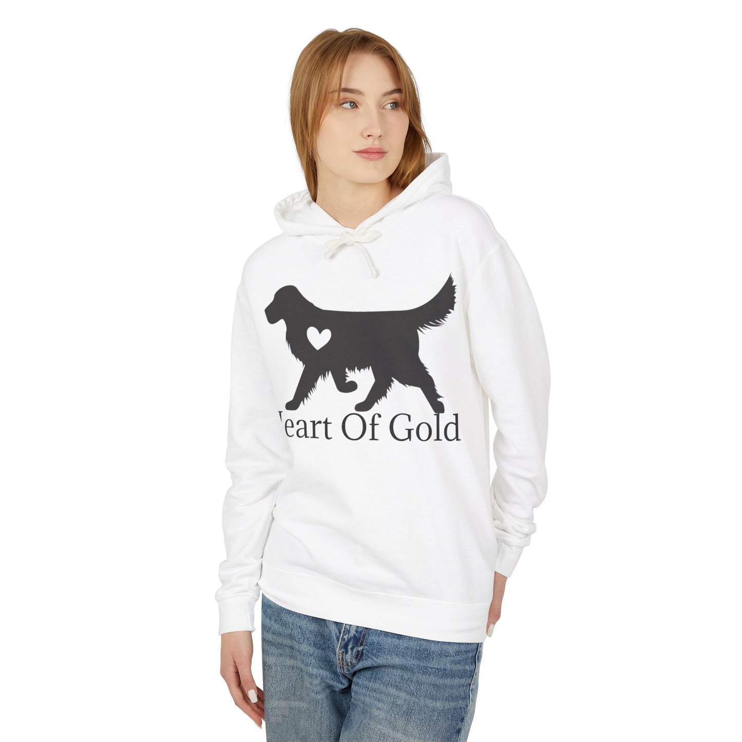 Heart Of Gold Unisex Lightweight Hoodie