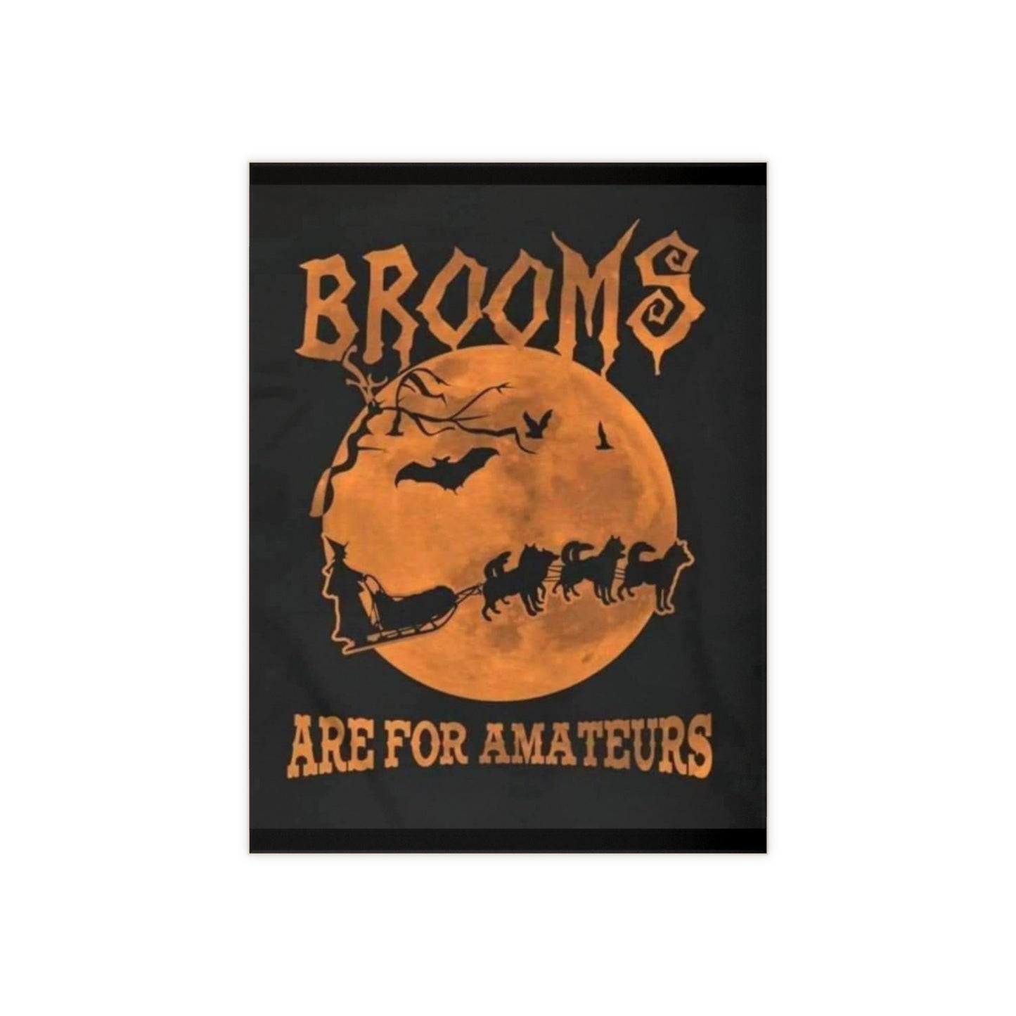 Brooms Are For Amateurs Ceramic Photo Tile