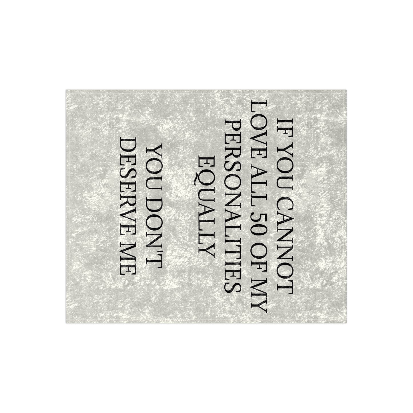 50 Personalities Velvet Blanket