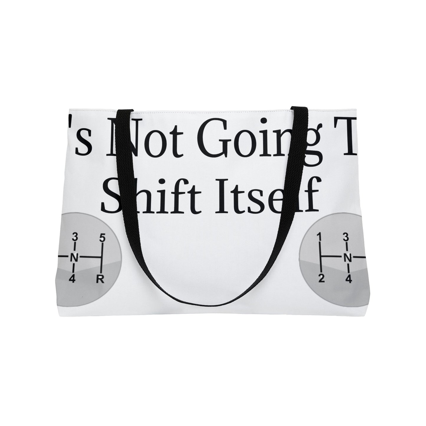 Shift Itself Weekender Tote Bag