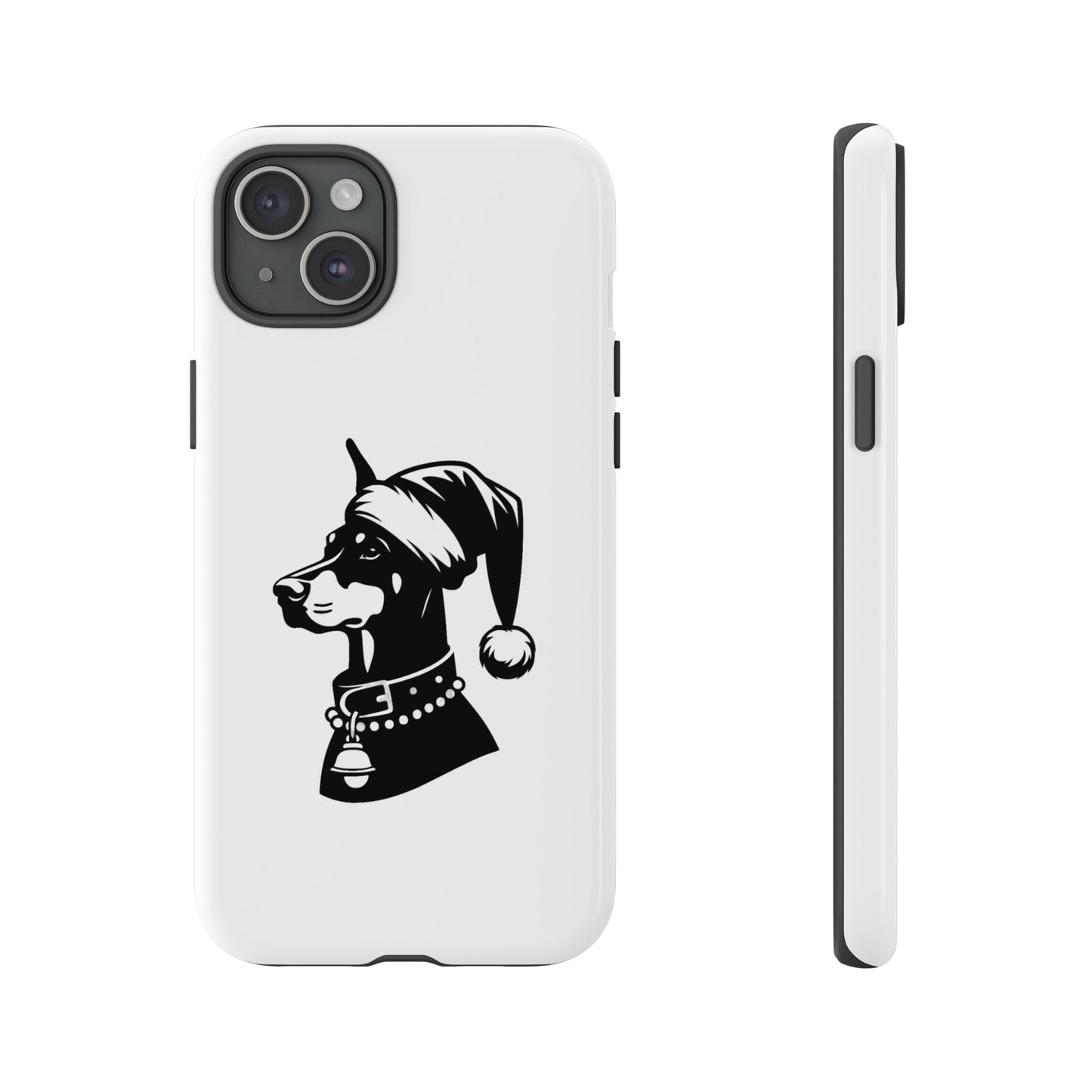 Santa Paws Doberman iPhone Case