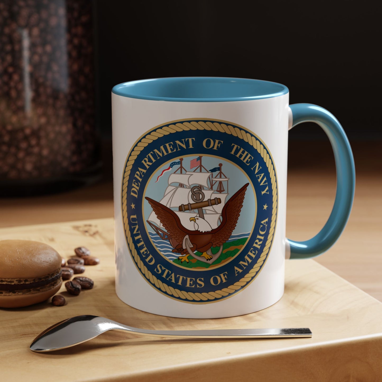 US Navy 2-Tone Coffee Mug