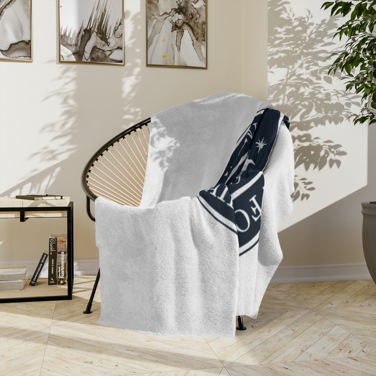 US Space Force Velveteen Microfiber Blanket