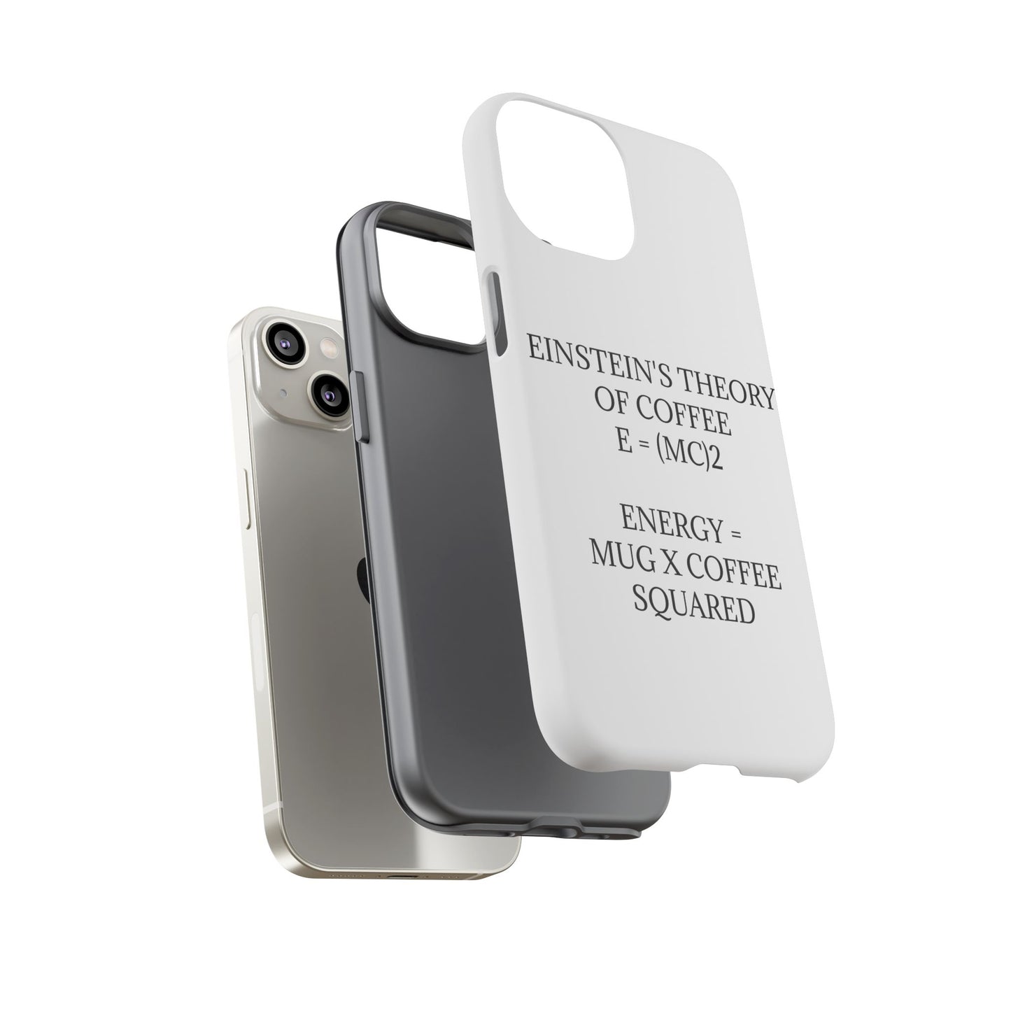 Einstein's Theory Of Coffee iPhone Case