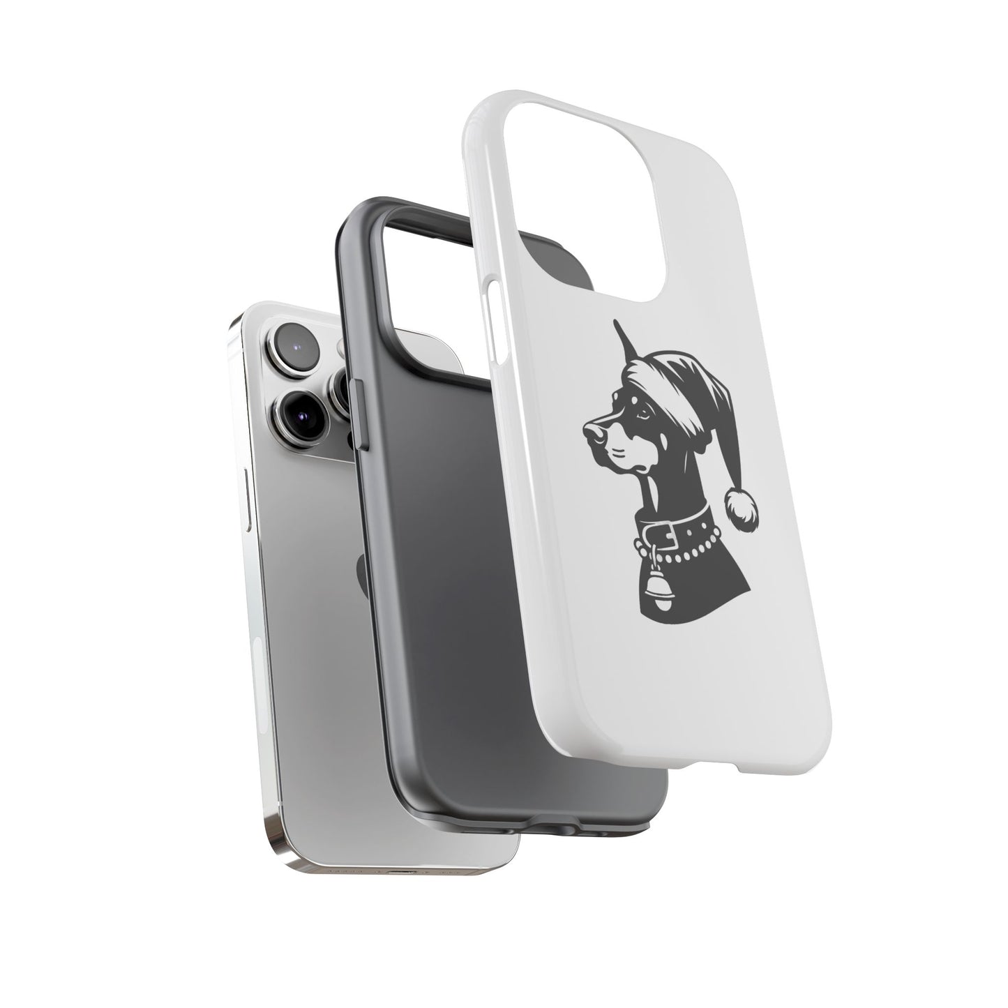 Santa Paws Doberman iPhone Case