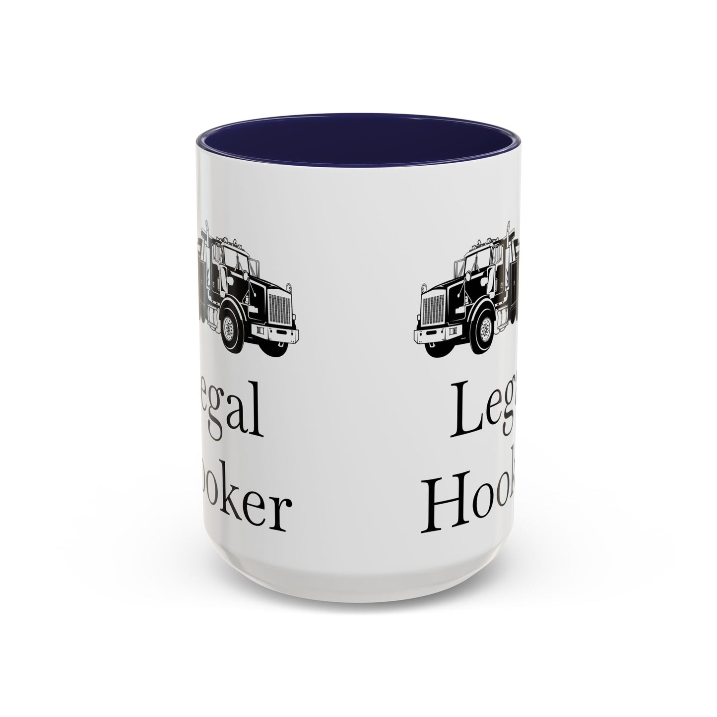 Legal H**ker Heavy Tow Truck 2-Tone Coffee Mug