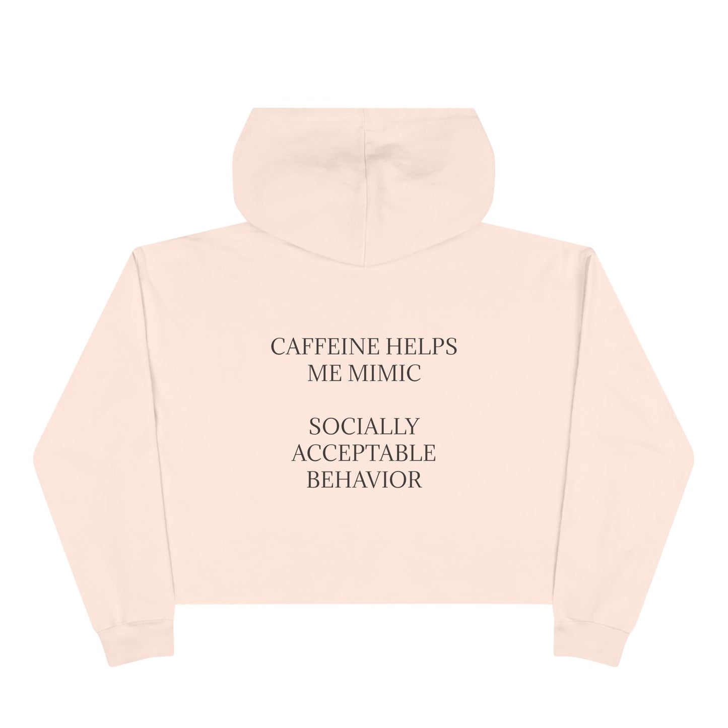 Socially Acceptable Women's Crop Hoodie