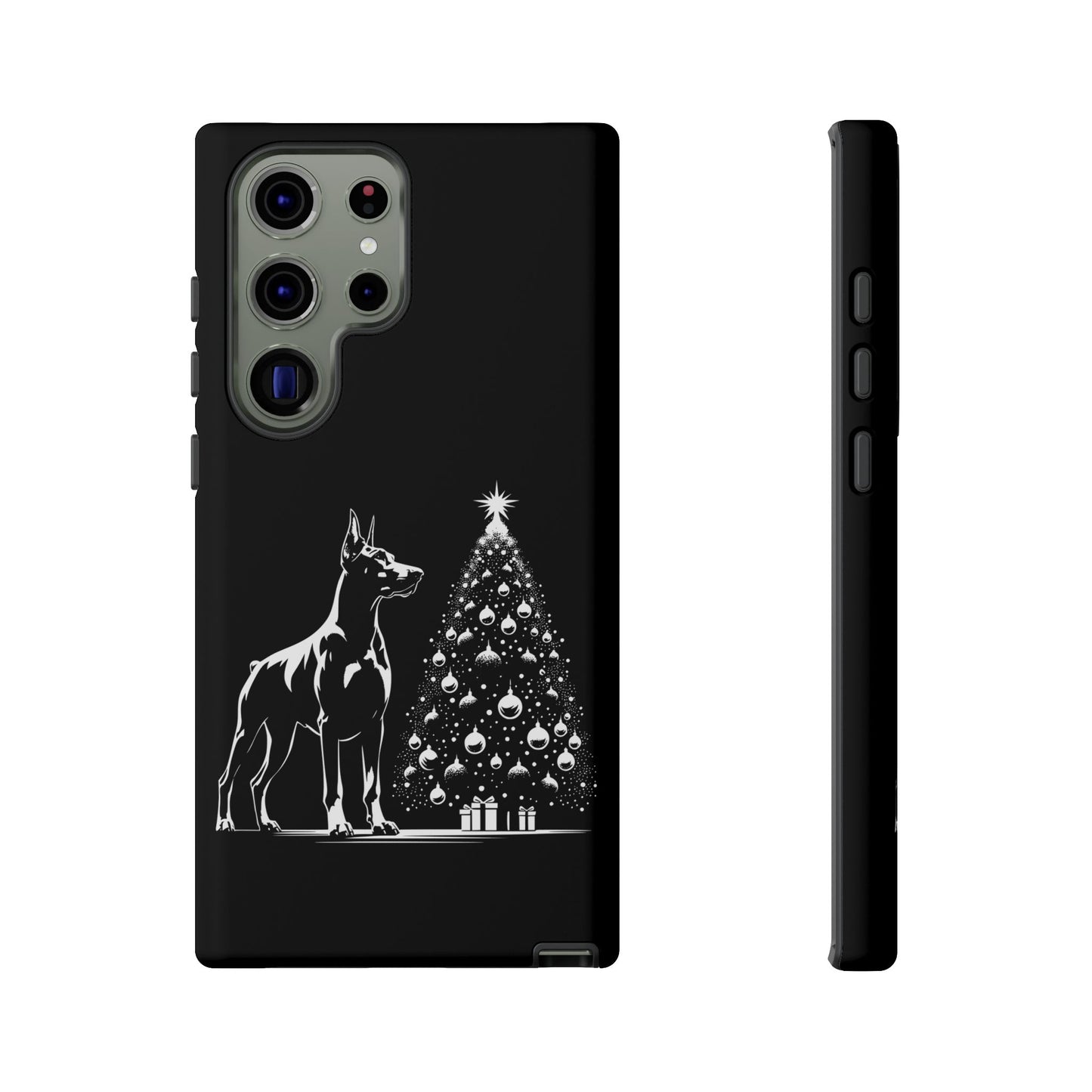 Doberman Christmas Tree Samsung Case