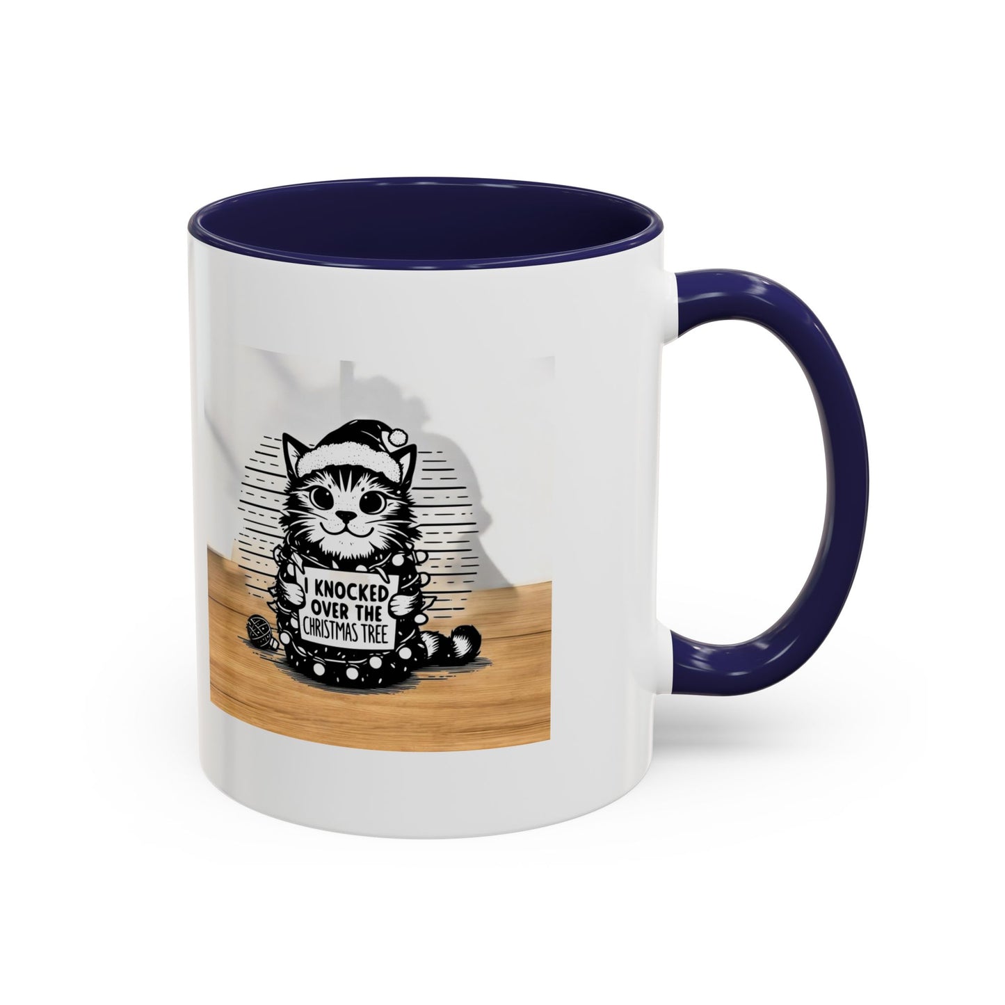 Naughty Cat 2-Tone Coffee Mug