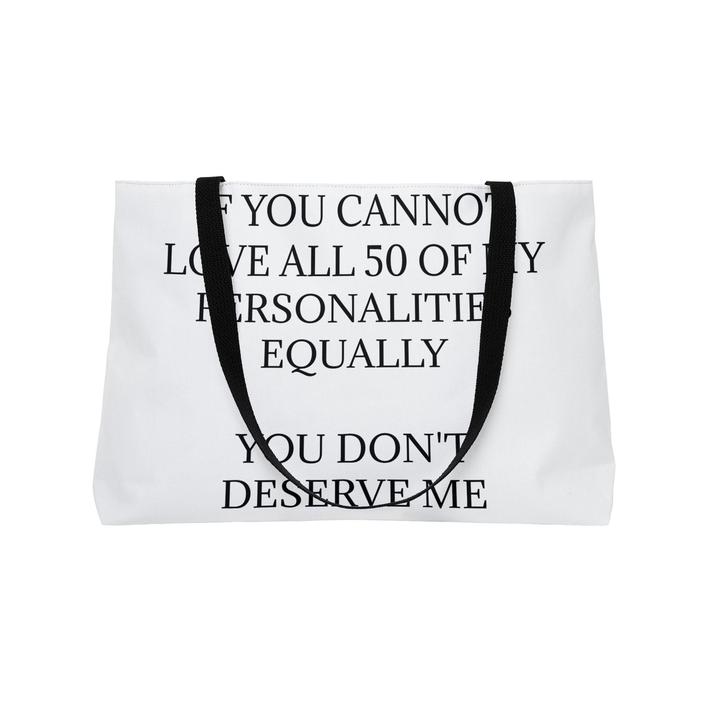 50 Personalities Weekender Tote Bag