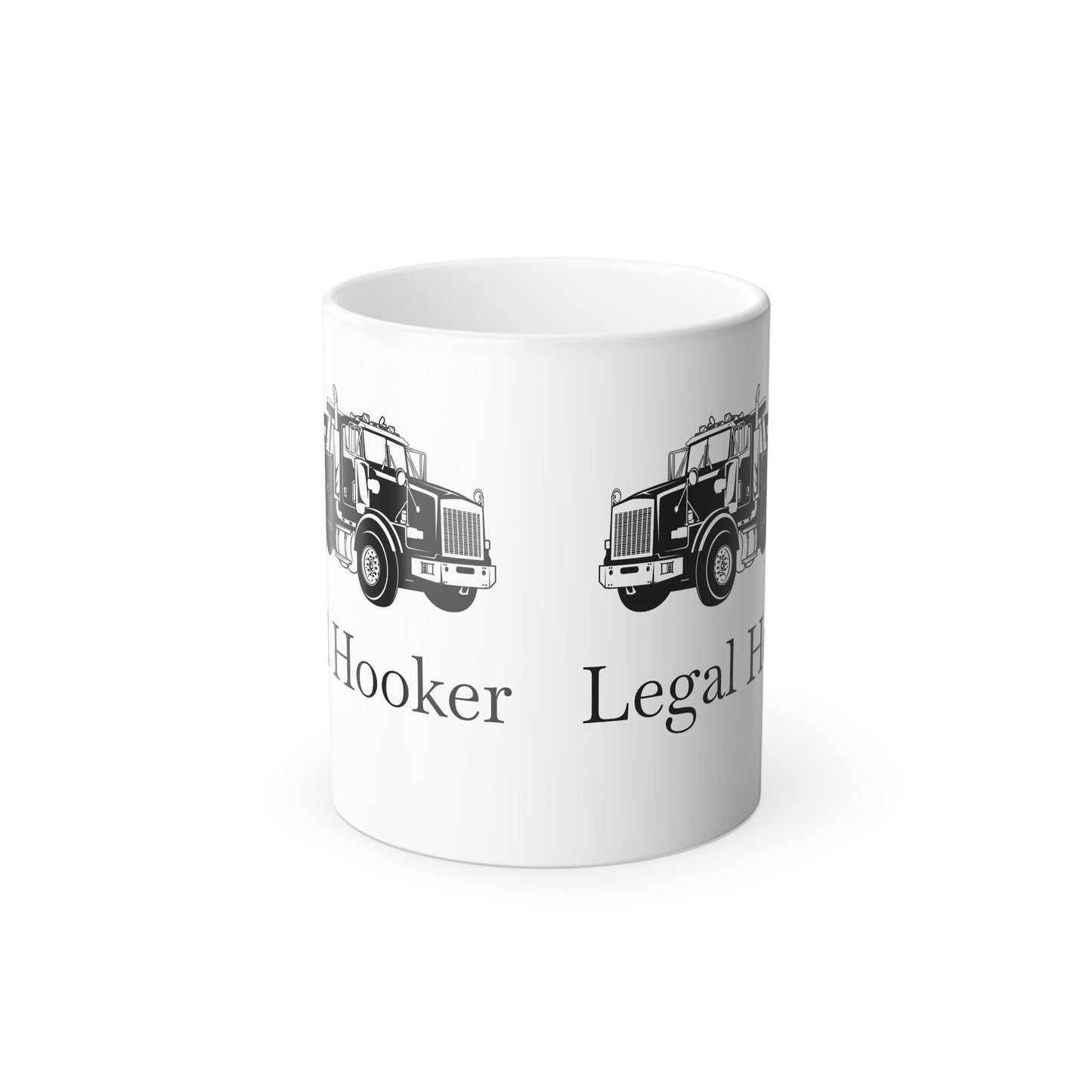 Legal H**ker Heavy Tow Truck Color Changing Mug