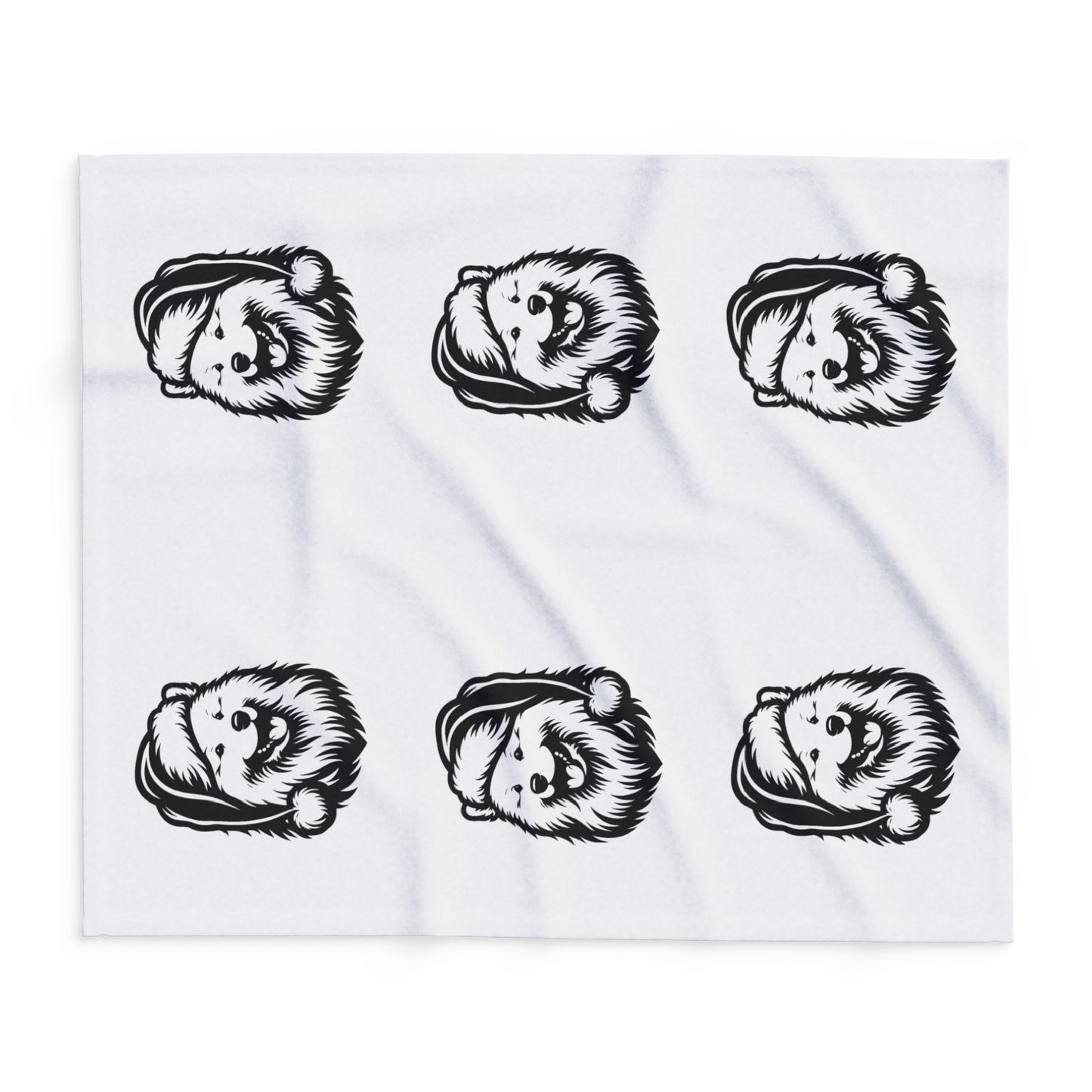 Santa Paws Samoyed Arctic Fleece Blanket