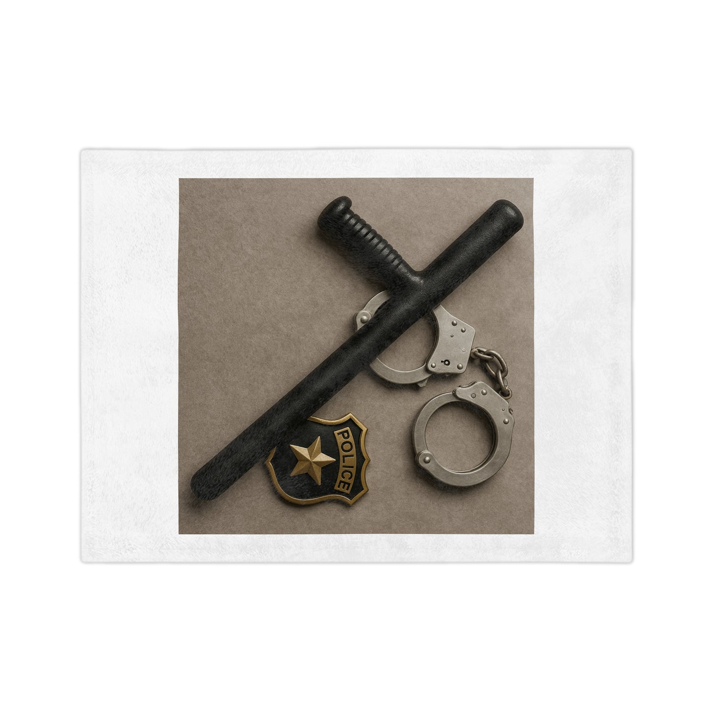 Law Enforcement Appreciation Velveteen Microfiber Blanket