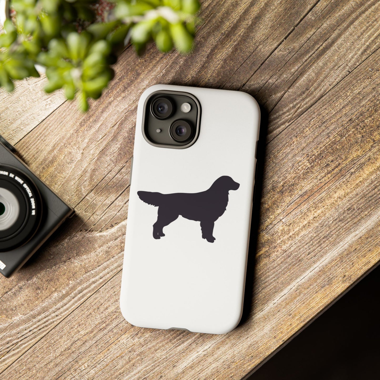 Golden Silhouette iPhone Case