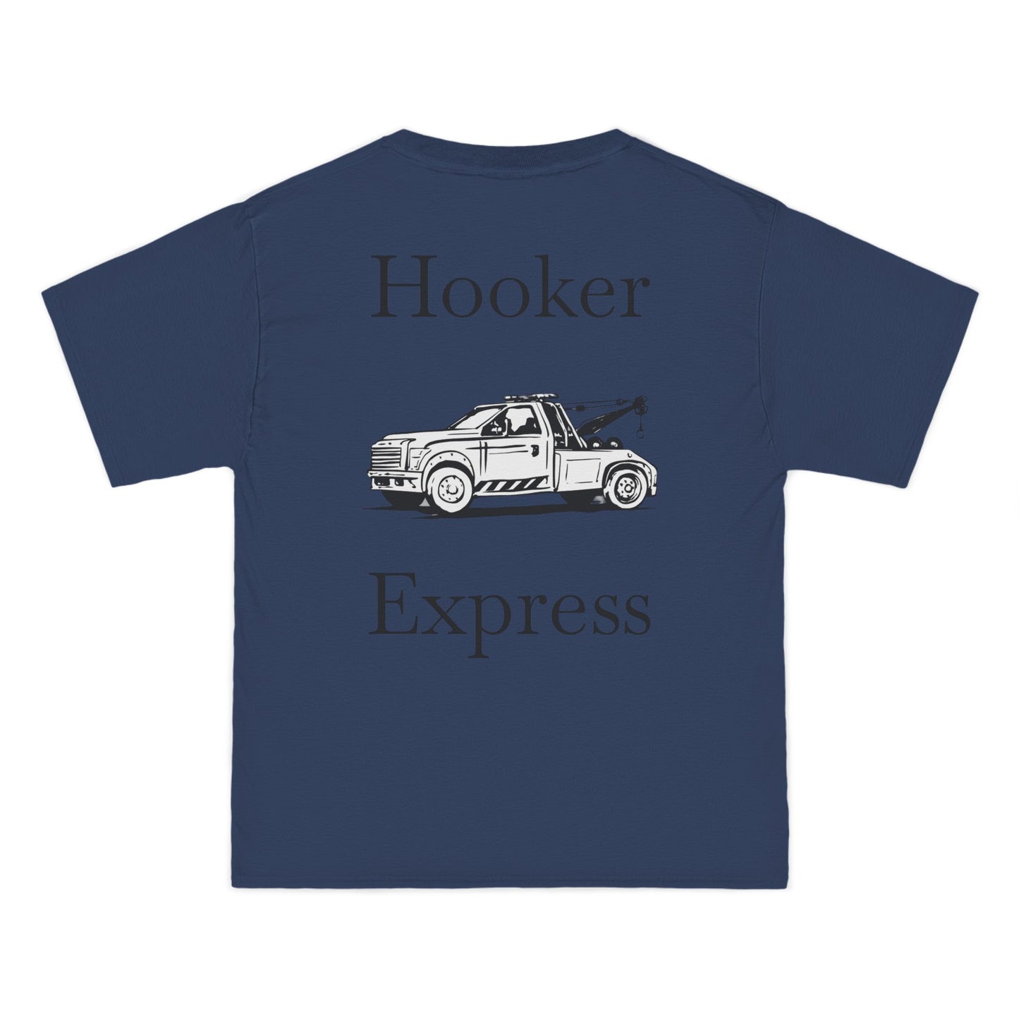 H**ker Express Wheel Lift Tow Truck Men's Short-Sleeve Crewneck Tee