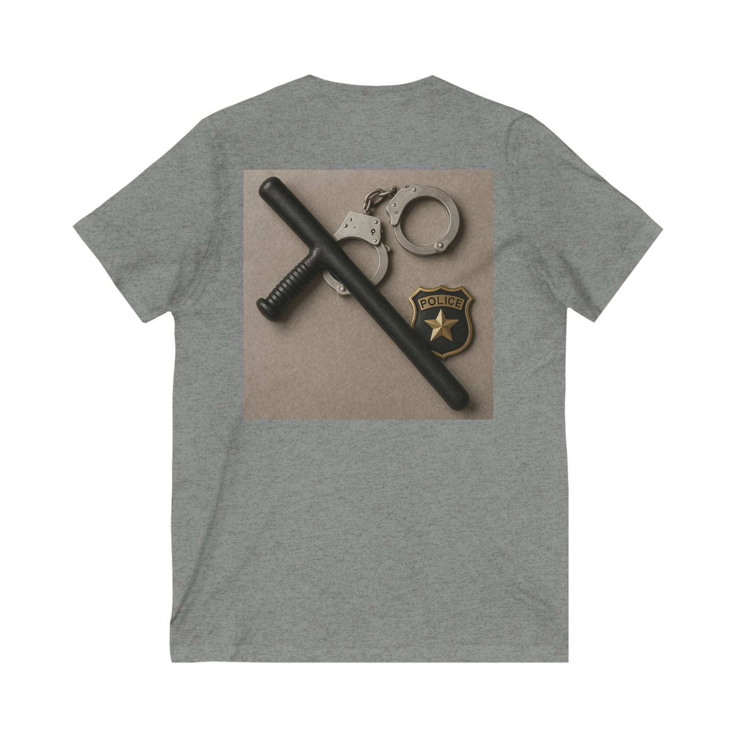 Law Enforcement Appreciation Unisex Short Sleeve V-Neck Tee