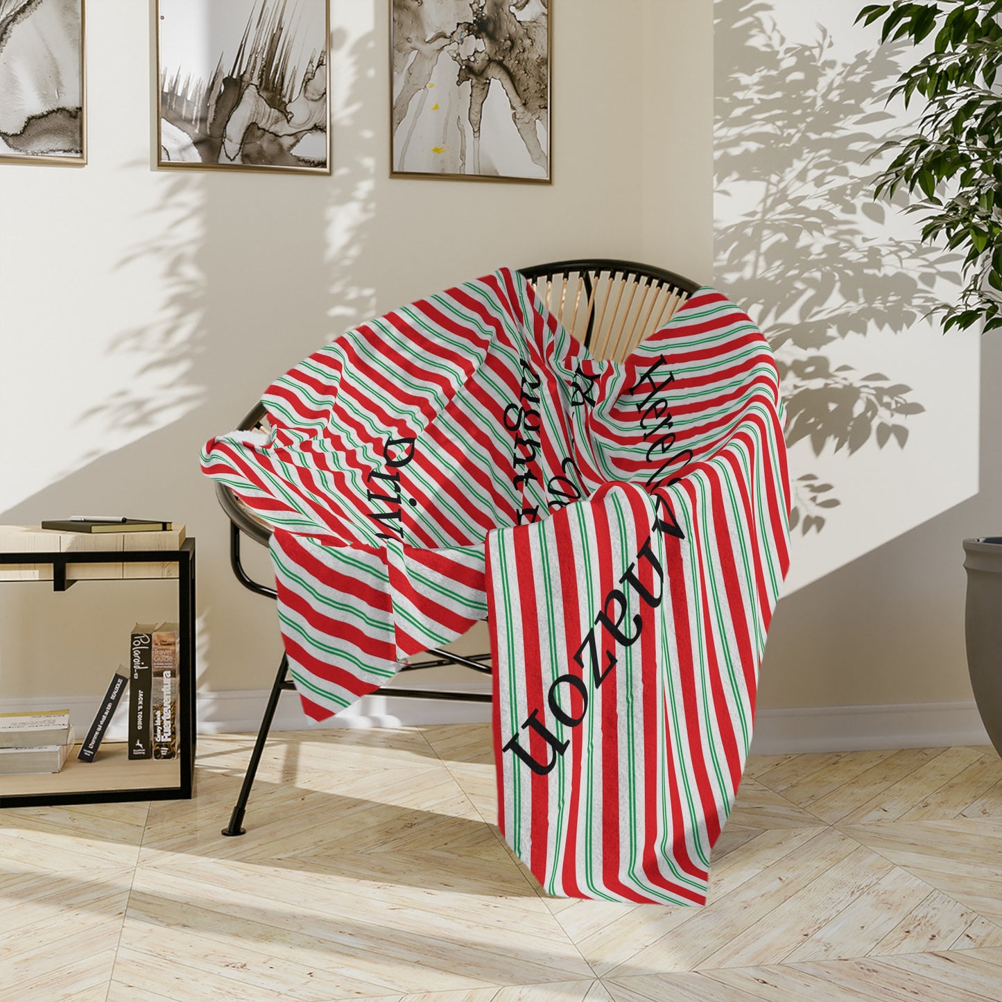 Here Comes Amazon Velveteen Microfiber Blanket