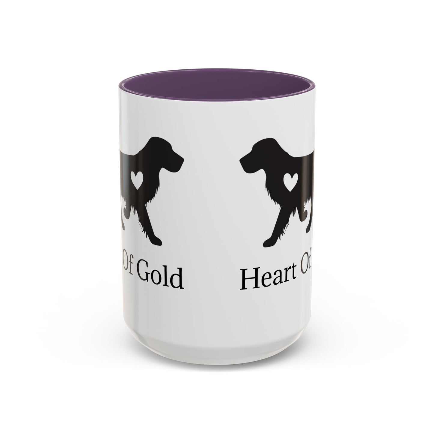 Heart Of Gold 2-Tone Coffee Mug