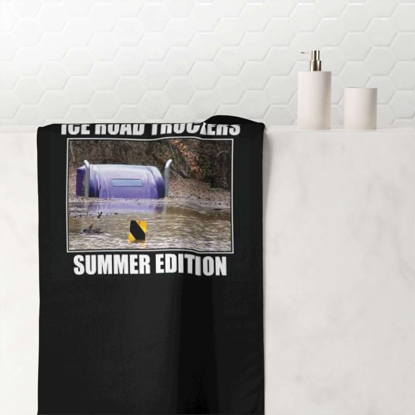 Ice Road Truckers Mink-Cotton Beach Towel