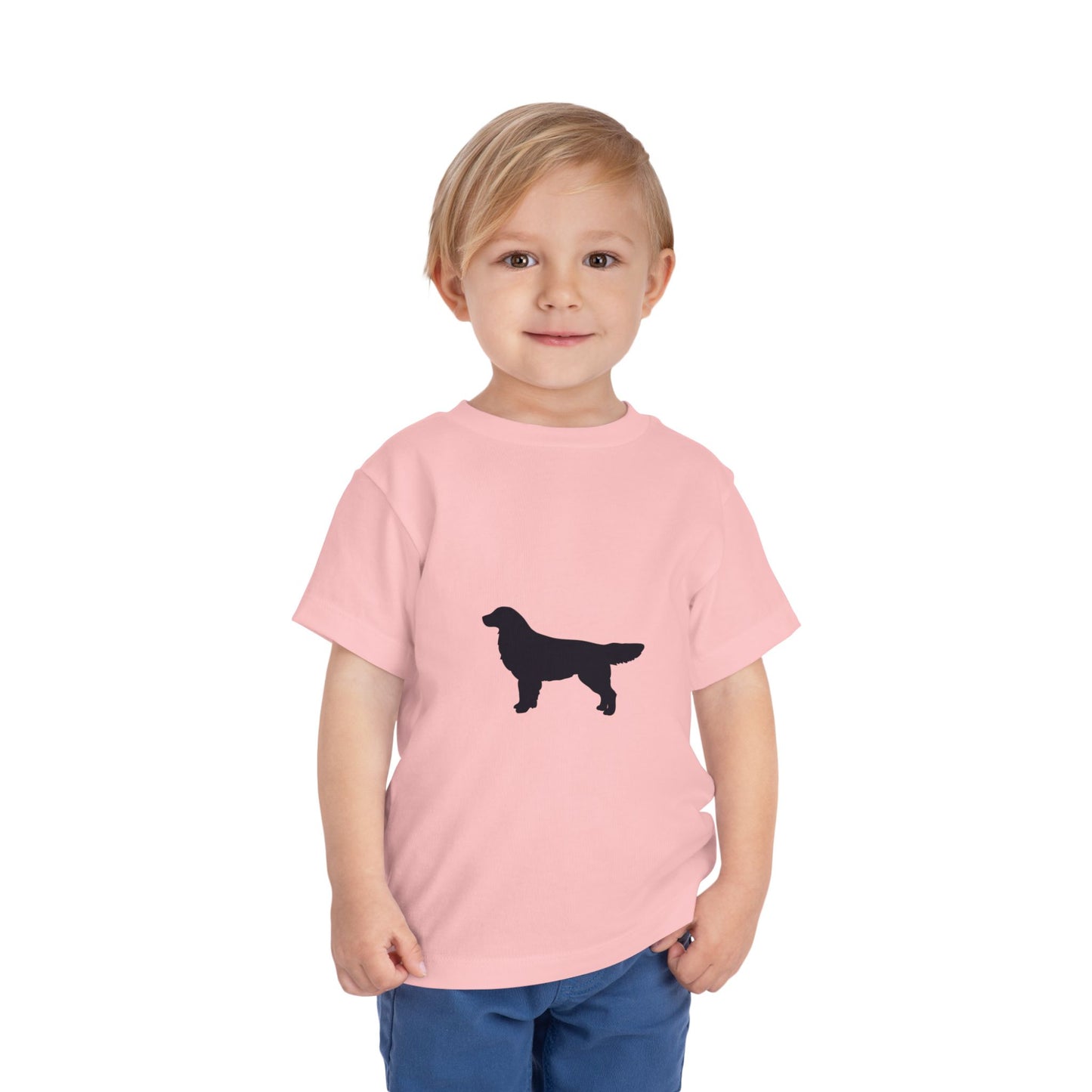 Golden Silhouette Toddler Unisex Short Sleeve Crewneck Tee