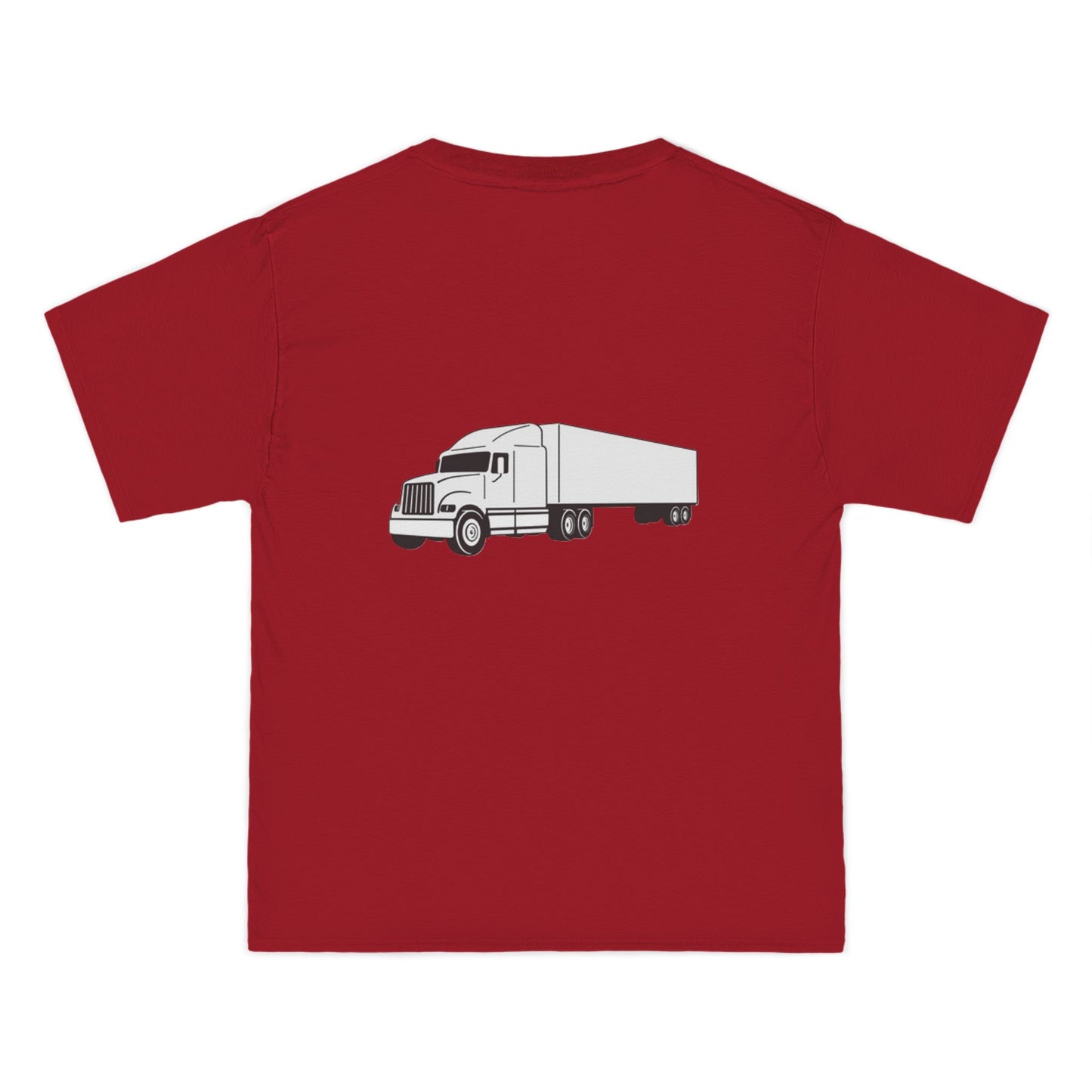 Semi Truck Men's Short-Sleeve Crewneck Tee