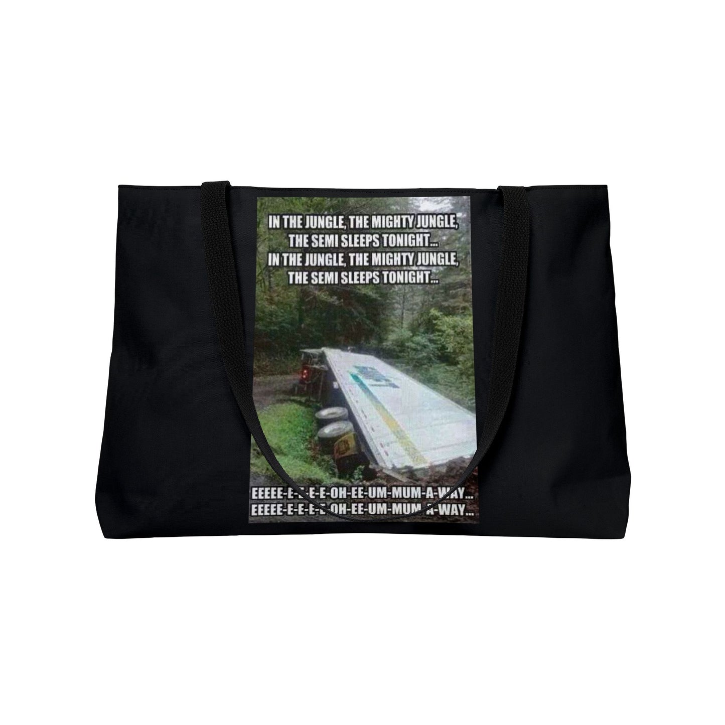 Semi Sleeps Weekender Tote Bag