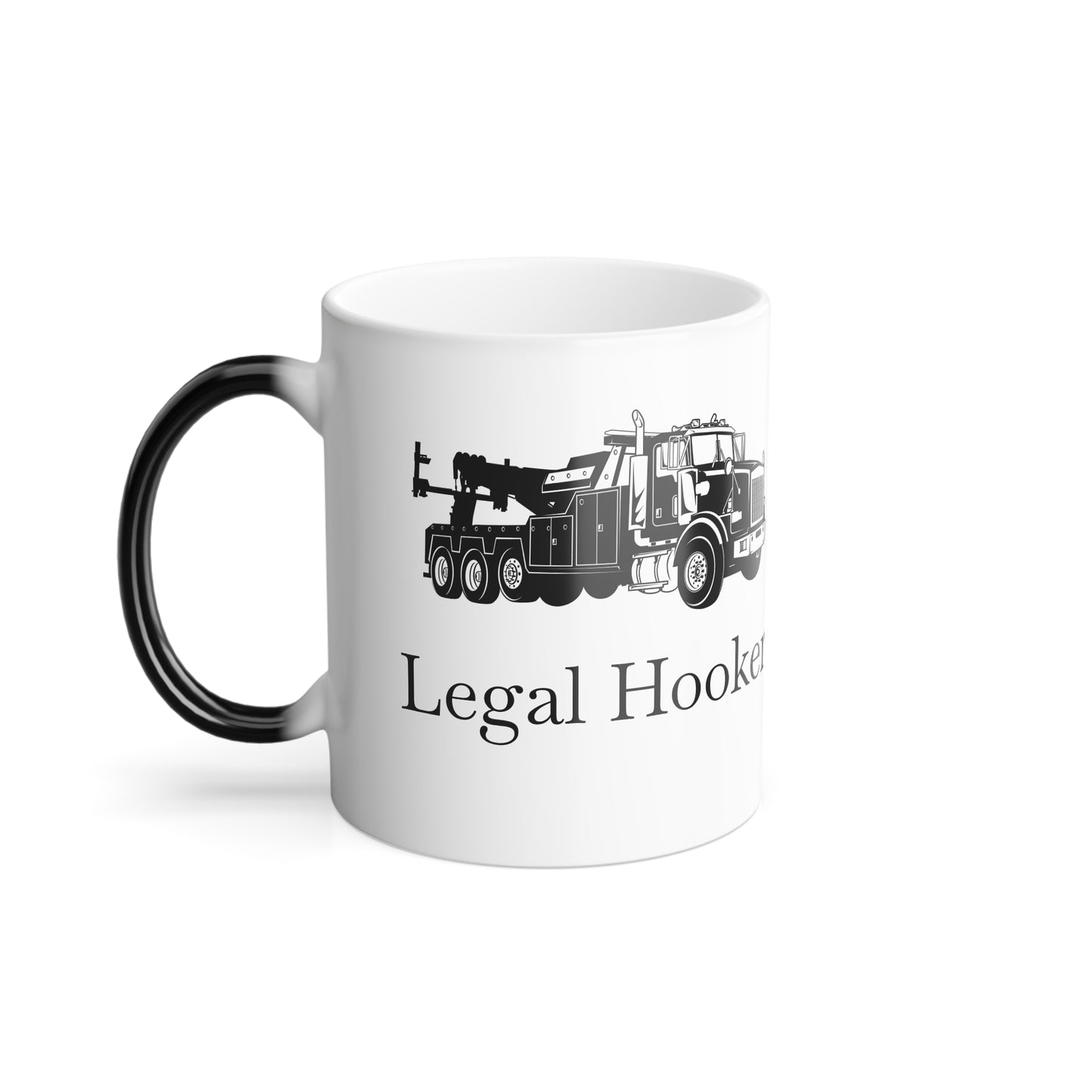 Legal H**ker Heavy Tow Truck Color Changing Mug
