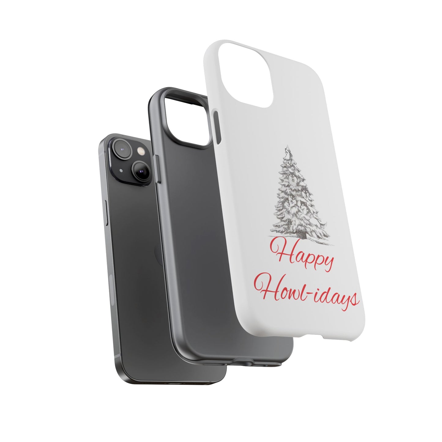 Happy Howl-idays iPhone Case